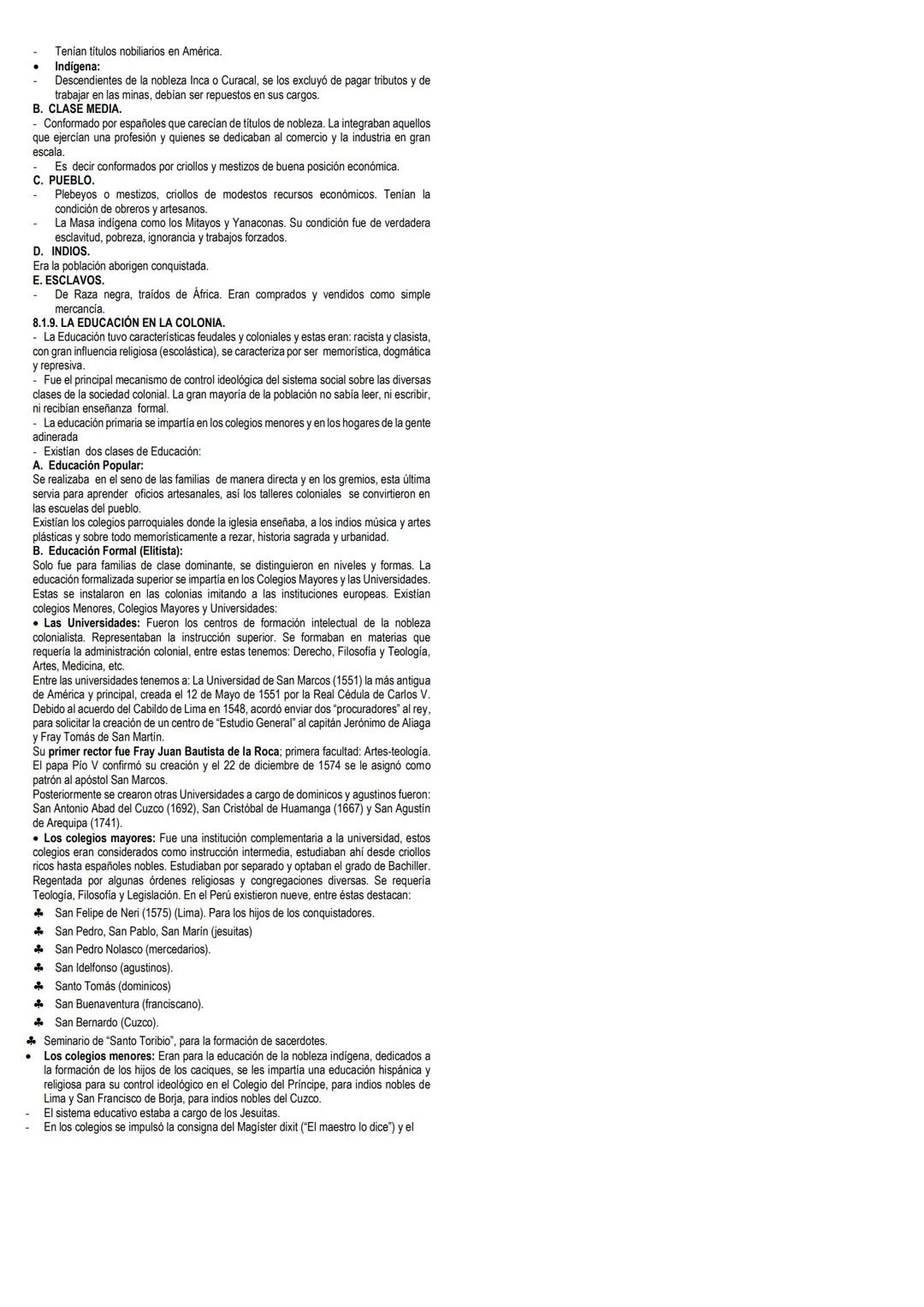 INSTITUCIÓN EDUCATIVA PRIVADA "CIMA"
Lic. Lourdes Verónica QUISPE NINA
HISTORIA
8.1. DOMINACIÓN HISPANICA.
8.1.1
CAPITULO VIII
EL VIRREYNATO