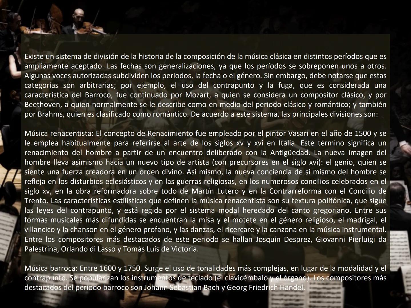 # Introducción a la
música clásica
Prof. Astucuri Guillen La música clásica occidental es un tipo de música académica producida o derivada