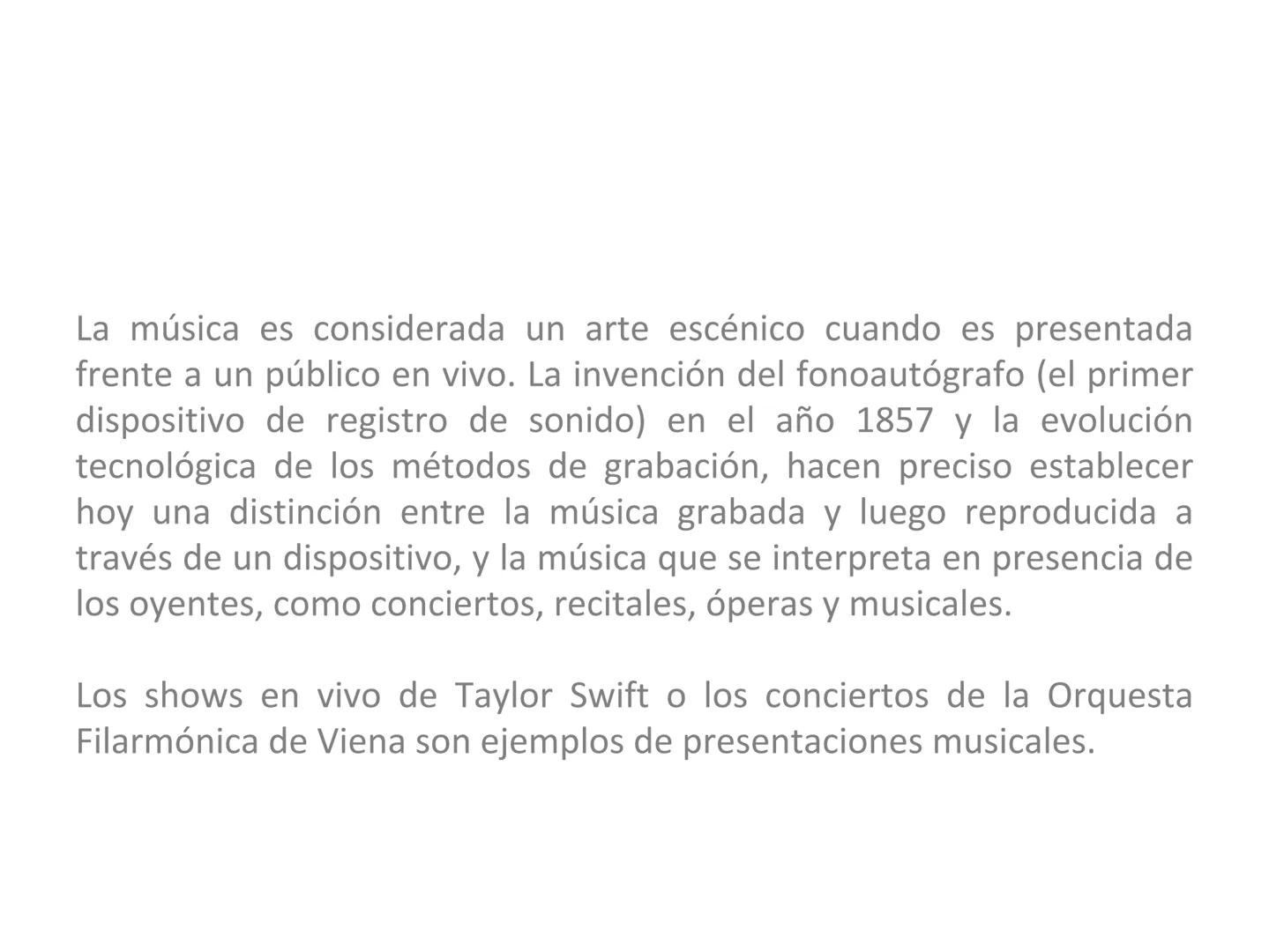 # INTRODUCCIÓN A LAS ARTES
ESCÉNICAS
Prof. Astucuri Guillen Las artes escénicas son las expresiones artísticas destinadas a
representarse en