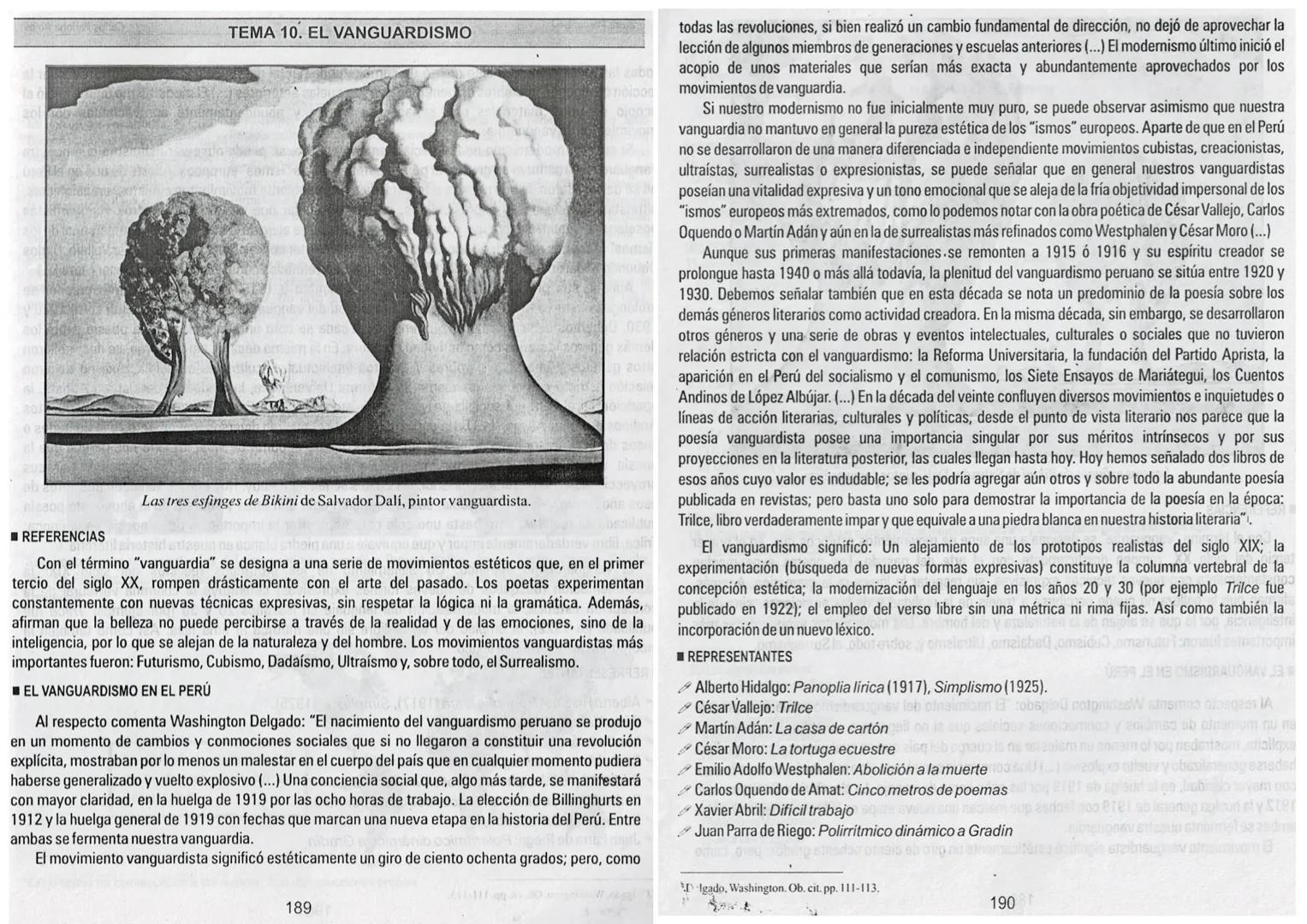 # TEMA 10. EL VANGUARDISMO
todas las revoluciones, si bien realizó un cambio fundamental de dirección, no dejó de aprovechar la lección de