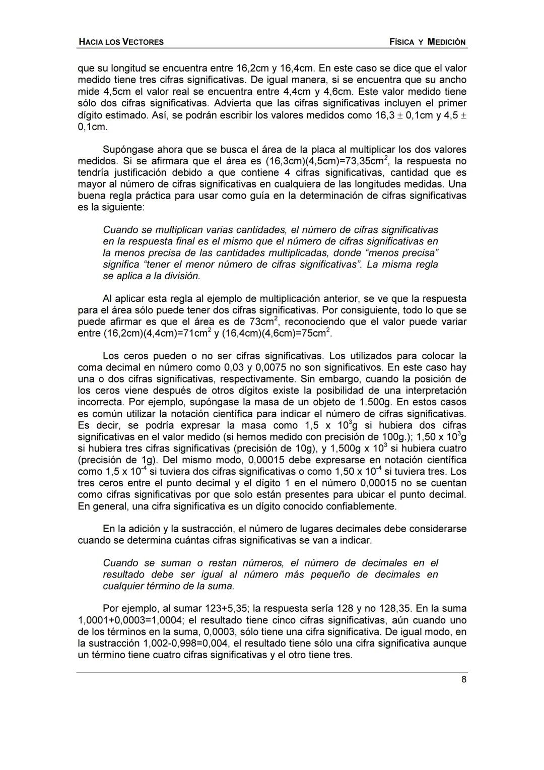 HACIA LOS
VECTORES
UN CURSO PREPARATORIO PARA
FÍSICA UNIVERSITARIA
FACULTAD DE INGENIERÍA
UNIVERSIDAD NACIONAL DE ENTRE RÍOS
JOSÉ DI PAOLO H