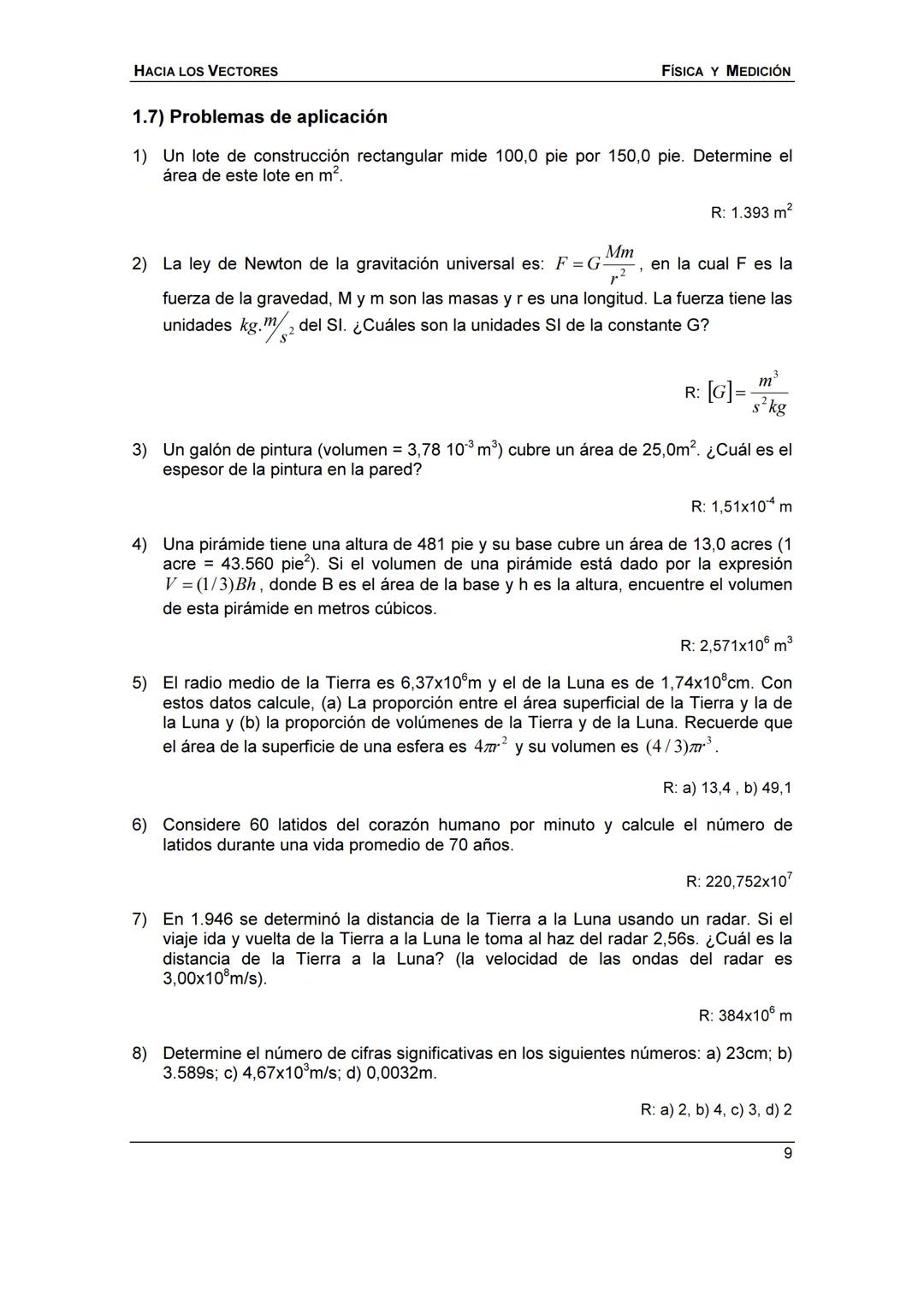 HACIA LOS
VECTORES
UN CURSO PREPARATORIO PARA
FÍSICA UNIVERSITARIA
FACULTAD DE INGENIERÍA
UNIVERSIDAD NACIONAL DE ENTRE RÍOS
JOSÉ DI PAOLO H