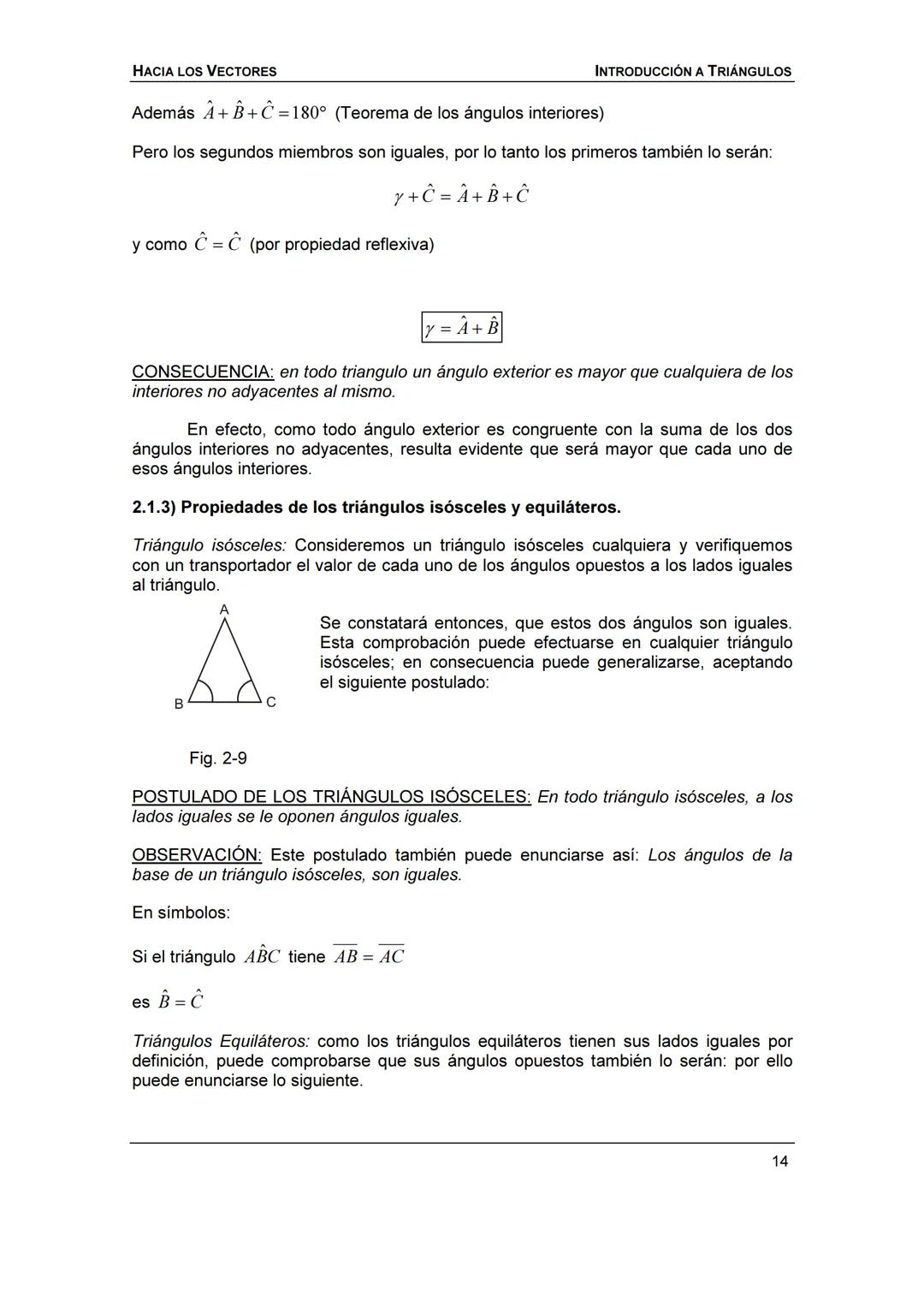 HACIA LOS
VECTORES
UN CURSO PREPARATORIO PARA
FÍSICA UNIVERSITARIA
FACULTAD DE INGENIERÍA
UNIVERSIDAD NACIONAL DE ENTRE RÍOS
JOSÉ DI PAOLO H