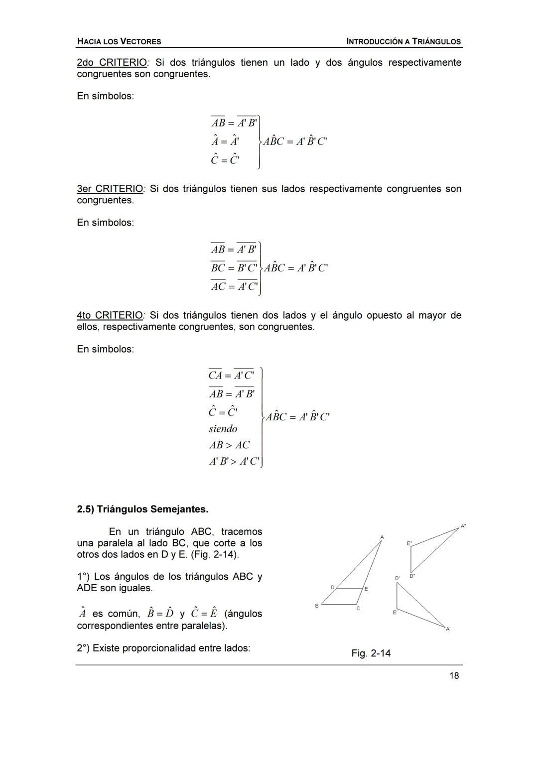HACIA LOS
VECTORES
UN CURSO PREPARATORIO PARA
FÍSICA UNIVERSITARIA
FACULTAD DE INGENIERÍA
UNIVERSIDAD NACIONAL DE ENTRE RÍOS
JOSÉ DI PAOLO H