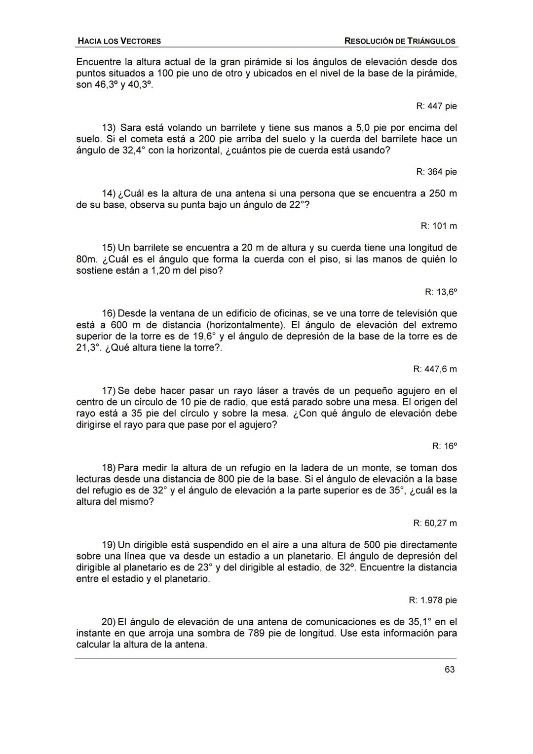HACIA LOS
VECTORES
UN CURSO PREPARATORIO PARA
FÍSICA UNIVERSITARIA
FACULTAD DE INGENIERÍA
UNIVERSIDAD NACIONAL DE ENTRE RÍOS
JOSÉ DI PAOLO H