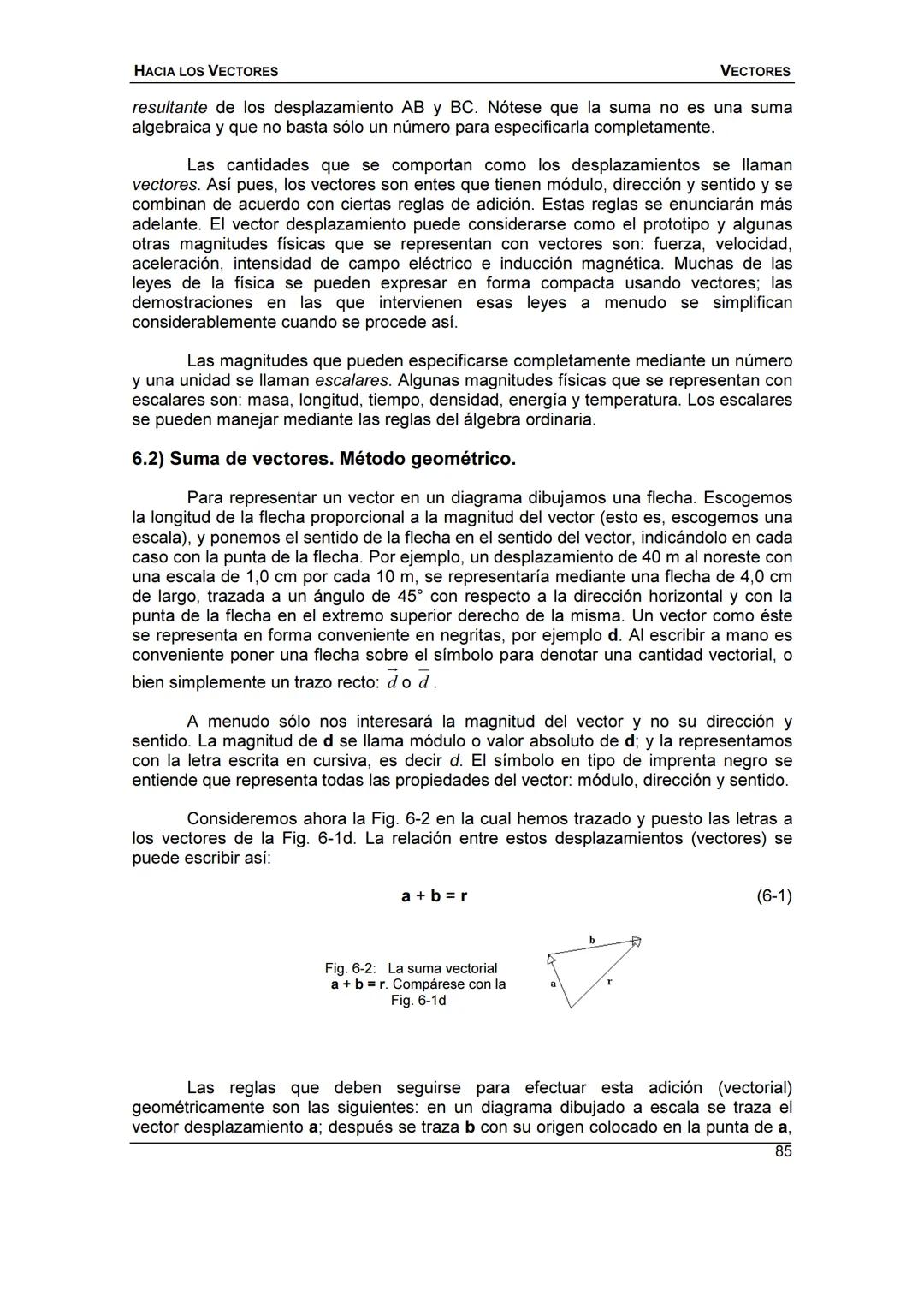 HACIA LOS
VECTORES
UN CURSO PREPARATORIO PARA
FÍSICA UNIVERSITARIA
FACULTAD DE INGENIERÍA
UNIVERSIDAD NACIONAL DE ENTRE RÍOS
JOSÉ DI PAOLO H