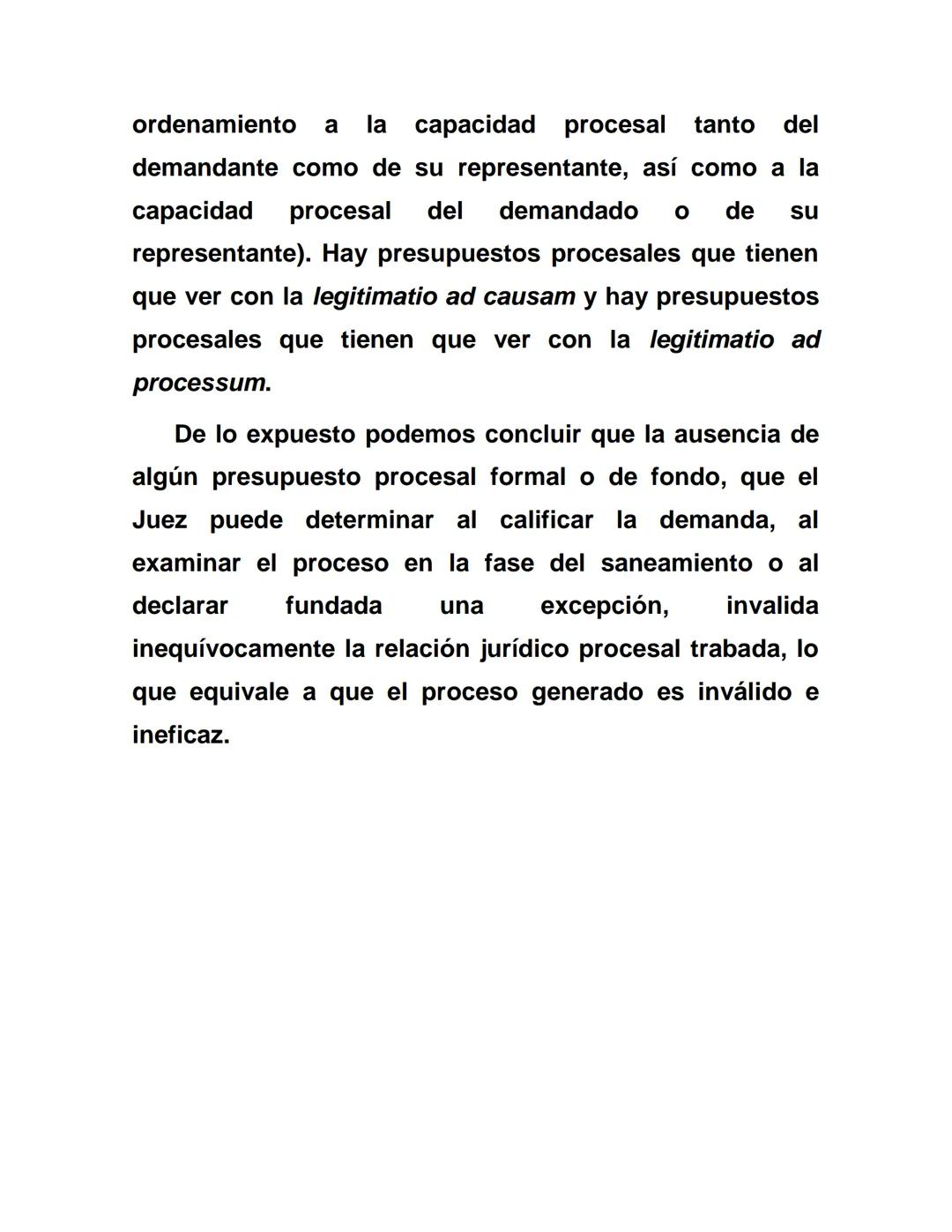 LOS PRESUPUESTOS PROCESALES
1. CONCEPTO
Dr. Jorge Carrión Lugo
Para que en un proceso se produzca una relación
jurídico-procesal válida no b