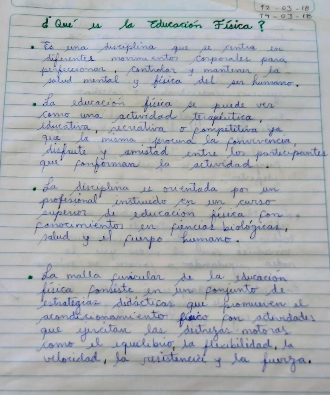 # EDUCACIÓN
FÍSICA
1º Bimestre
EL FÚTBOL - 12-03-18
19-03-18
¿Qué es la Educación Física?
• Es una disciplina que se centra en
diferentes m
