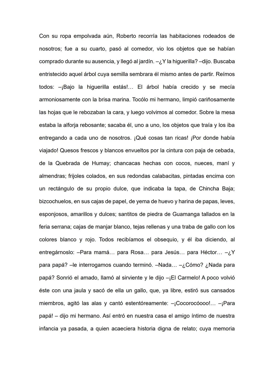 CUARTO DE SECUNDARIA - AGOSTO
EL CABALLERO CARMELO
Abraham Valdelomar
El Caballero
Carmelo
(ABRAHAN VALDELOMAR)
Un día, después del desayuno