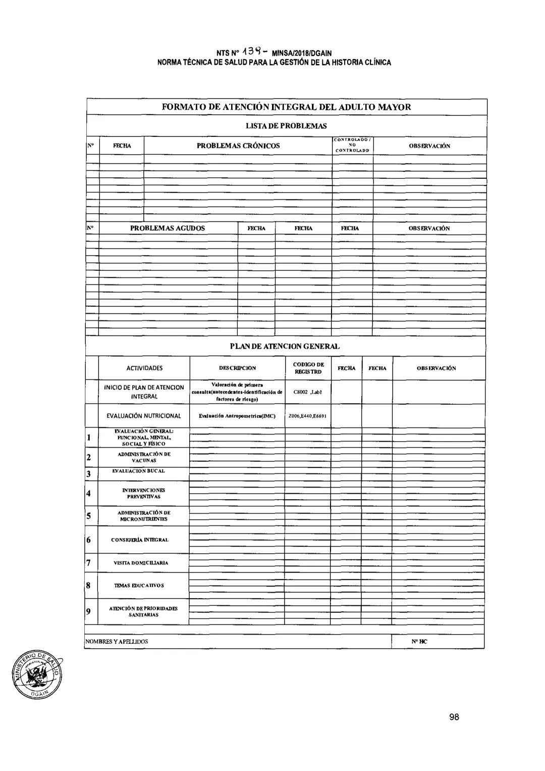 No.2.14-2018/MINSA
MINISTERIO DE SALUD
REPUBLICA DEL PERU
Resolución Ministerial
Lima, 13... de.... Marzo...... del.2018.
Visto, el Expe