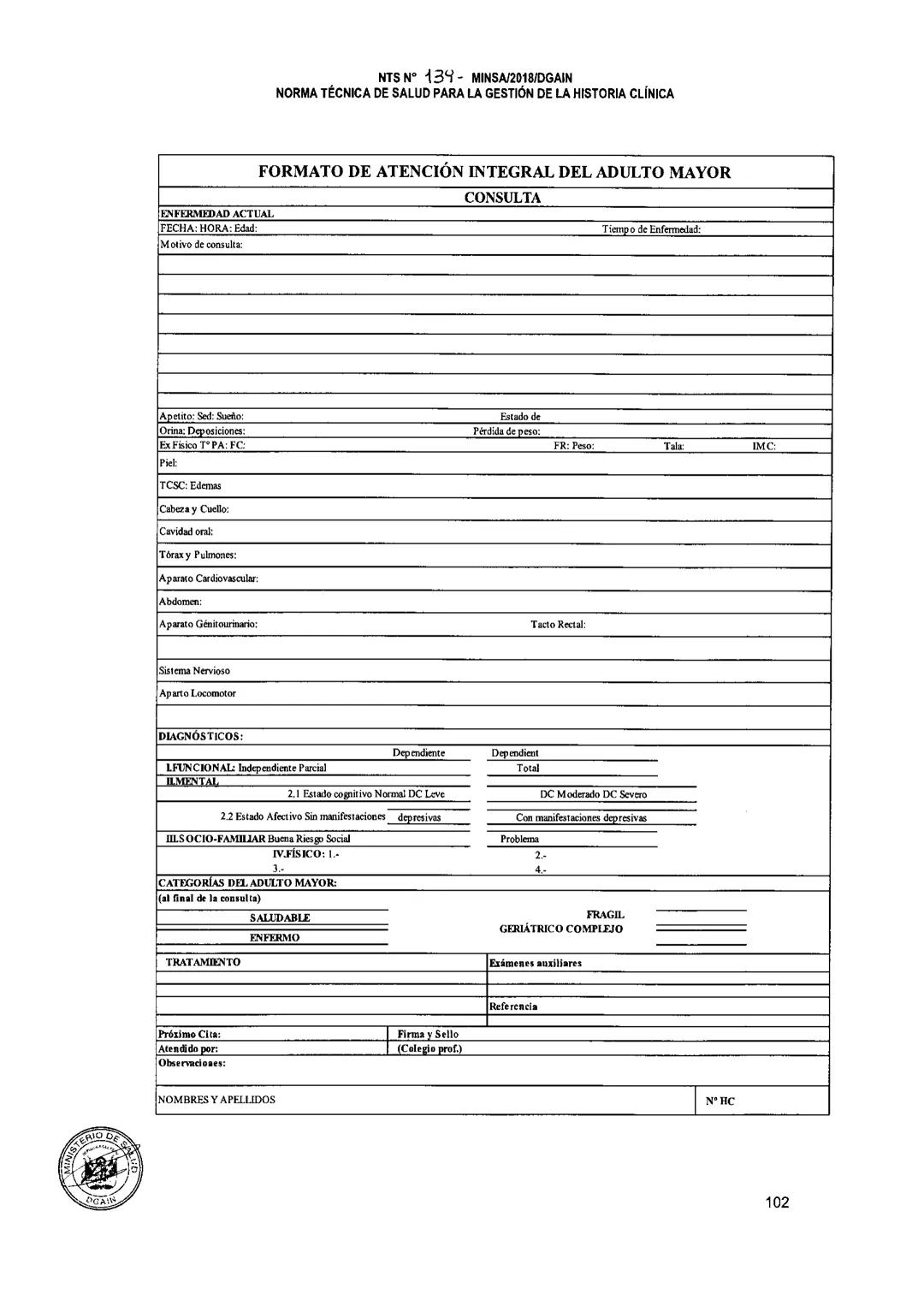 No.2.14-2018/MINSA
MINISTERIO DE SALUD
REPUBLICA DEL PERU
Resolución Ministerial
Lima, 13... de.... Marzo...... del.2018.
Visto, el Expe