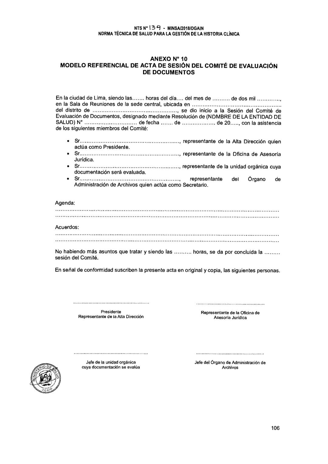 No.2.14-2018/MINSA
MINISTERIO DE SALUD
REPUBLICA DEL PERU
Resolución Ministerial
Lima, 13... de.... Marzo...... del.2018.
Visto, el Expe