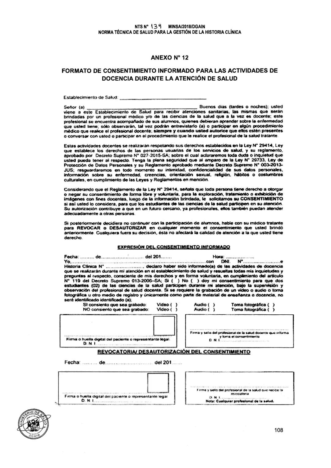 No.2.14-2018/MINSA
MINISTERIO DE SALUD
REPUBLICA DEL PERU
Resolución Ministerial
Lima, 13... de.... Marzo...... del.2018.
Visto, el Expe