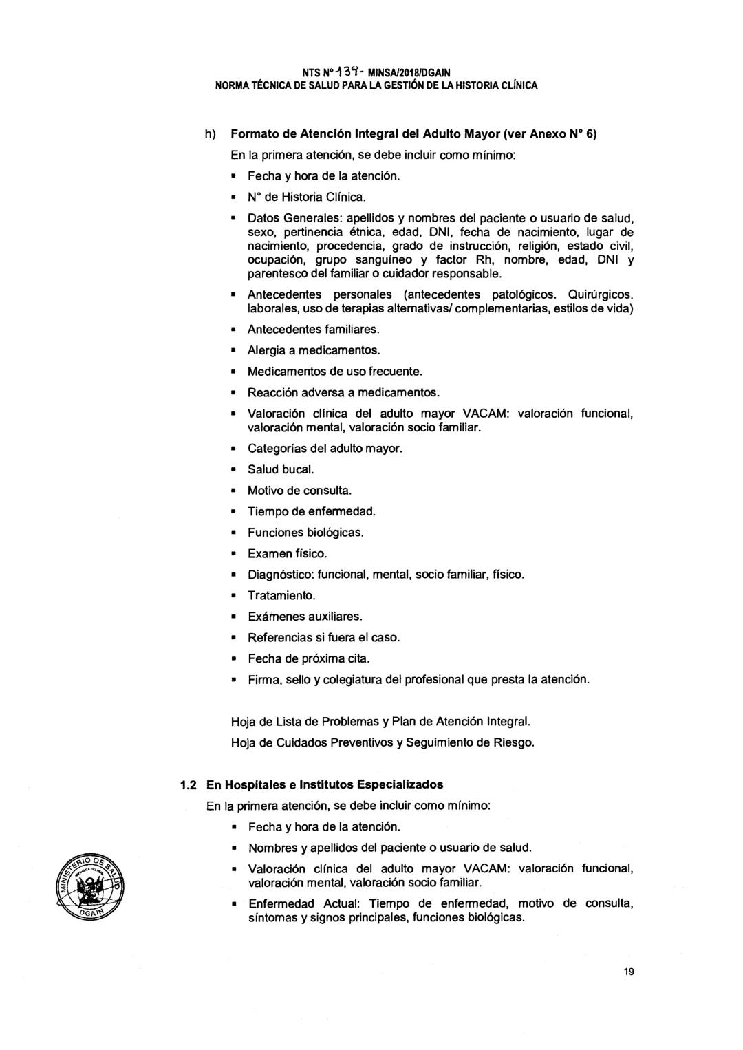 No.2.14-2018/MINSA
MINISTERIO DE SALUD
REPUBLICA DEL PERU
Resolución Ministerial
Lima, 13... de.... Marzo...... del.2018.
Visto, el Expe