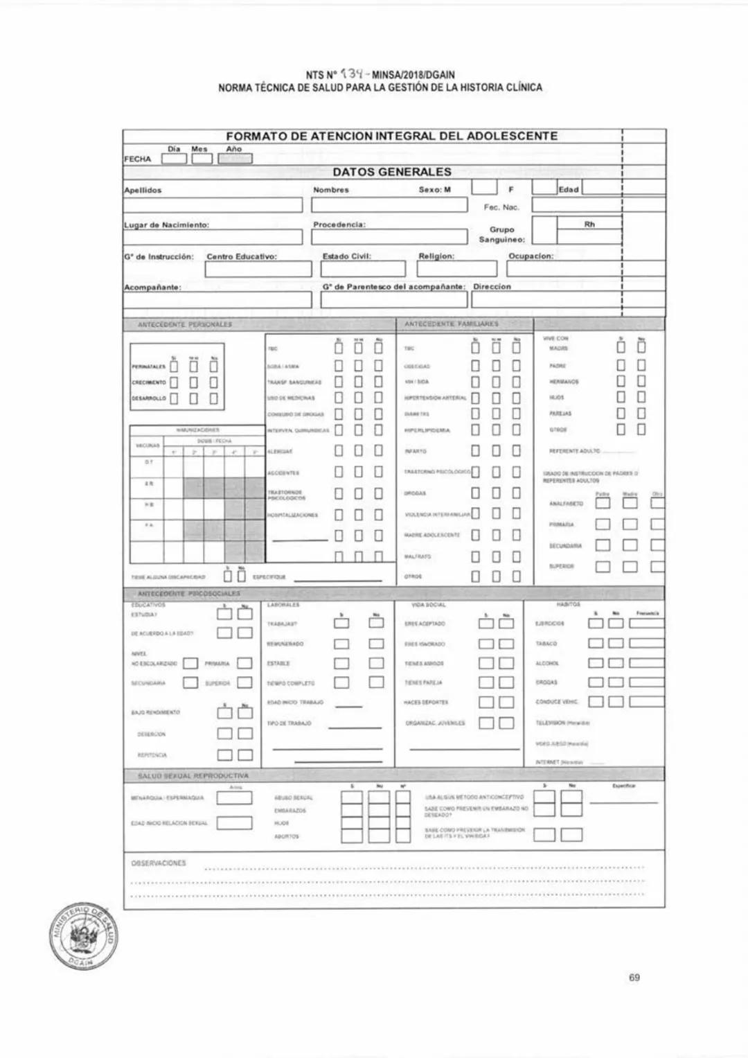 No.2.14-2018/MINSA
MINISTERIO DE SALUD
REPUBLICA DEL PERU
Resolución Ministerial
Lima, 13... de.... Marzo...... del.2018.
Visto, el Expe