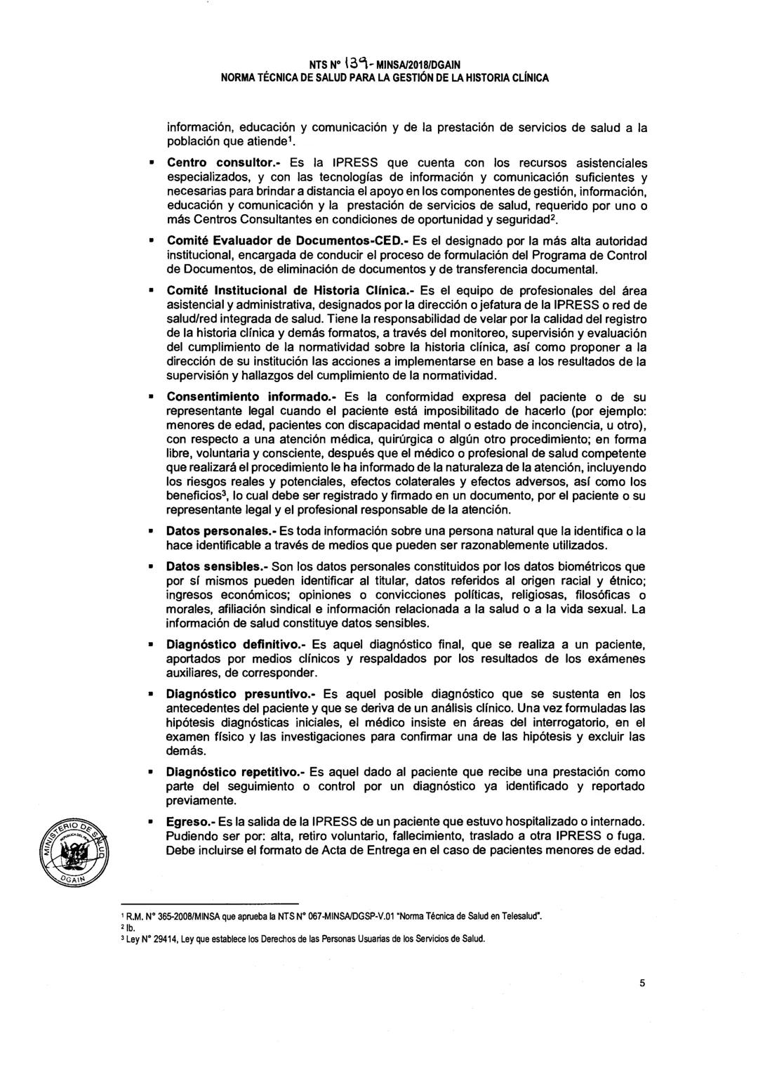 No.2.14-2018/MINSA
MINISTERIO DE SALUD
REPUBLICA DEL PERU
Resolución Ministerial
Lima, 13... de.... Marzo...... del.2018.
Visto, el Expe