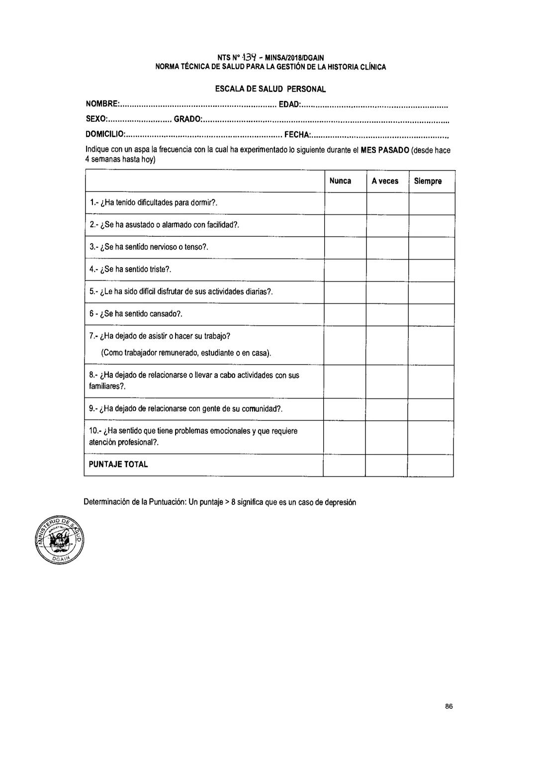 No.2.14-2018/MINSA
MINISTERIO DE SALUD
REPUBLICA DEL PERU
Resolución Ministerial
Lima, 13... de.... Marzo...... del.2018.
Visto, el Expe