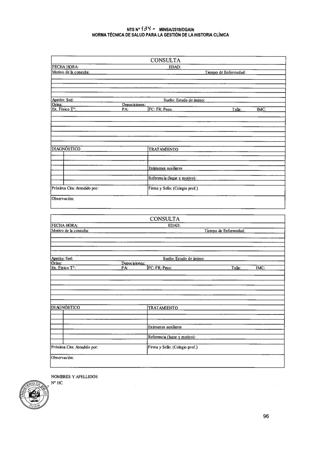 No.2.14-2018/MINSA
MINISTERIO DE SALUD
REPUBLICA DEL PERU
Resolución Ministerial
Lima, 13... de.... Marzo...... del.2018.
Visto, el Expe