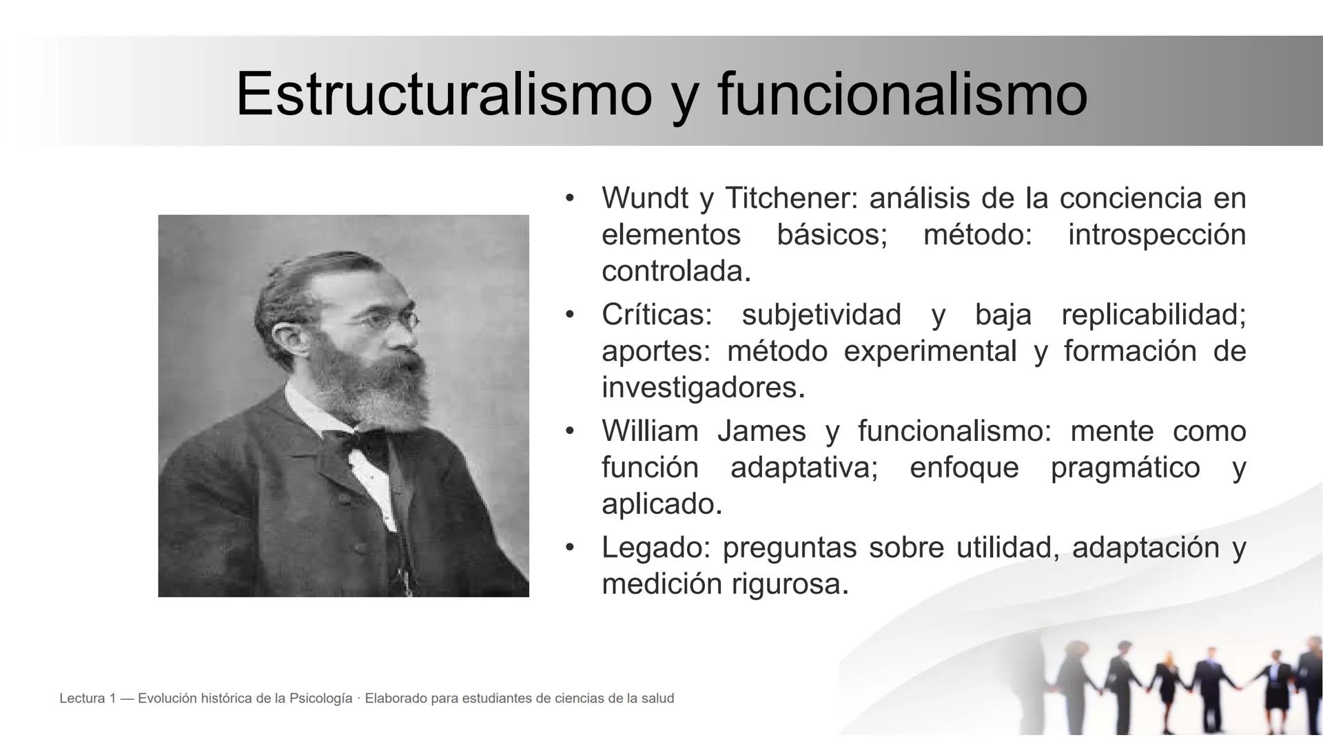 Evolución histórica de la Psicología
Prehistoria de la psicología • Historia de
la psicología • Hitos y corrientes
Lectura 1 — Evolución h