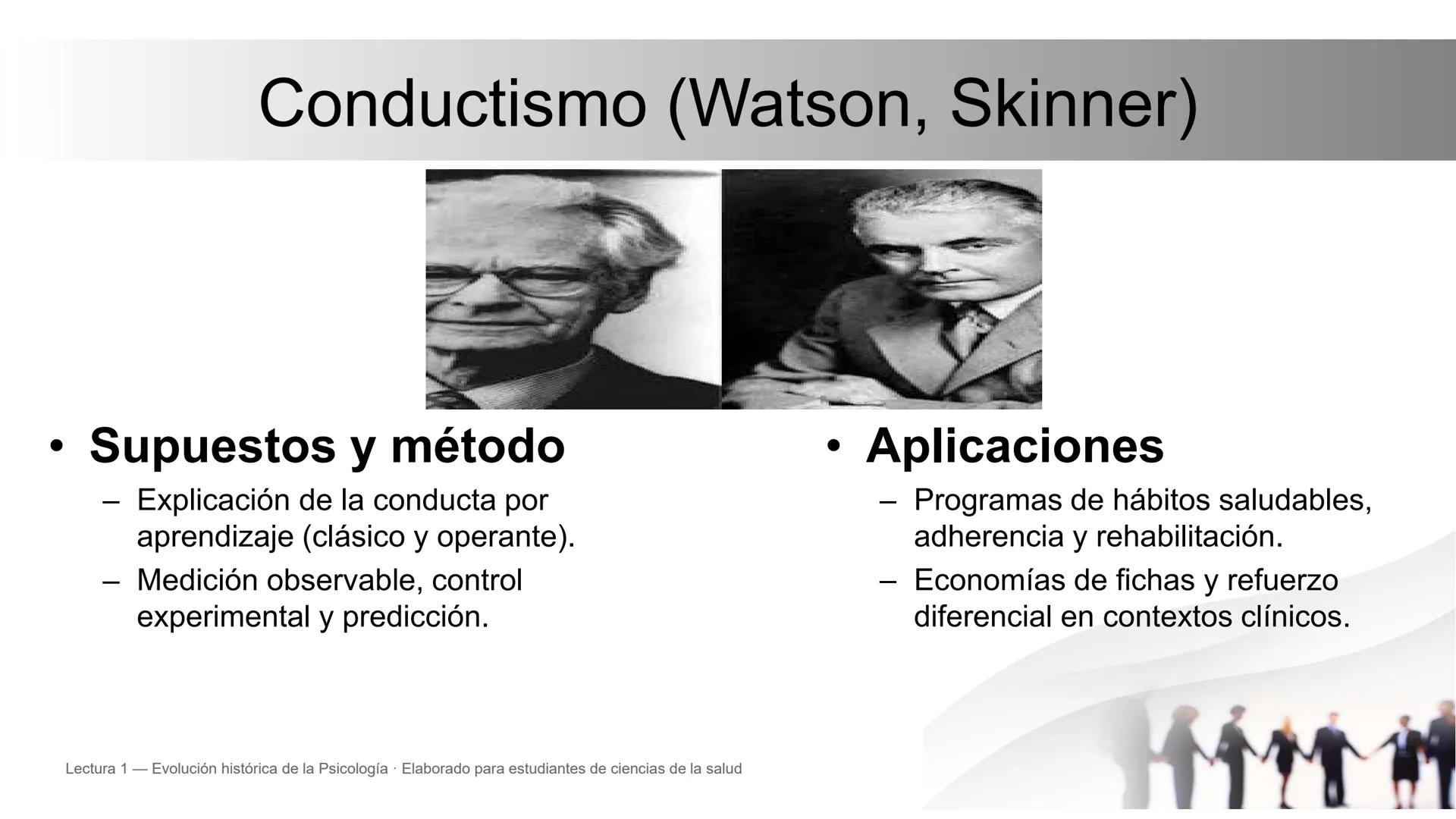 Evolución histórica de la Psicología
Prehistoria de la psicología • Historia de
la psicología • Hitos y corrientes
Lectura 1 — Evolución h