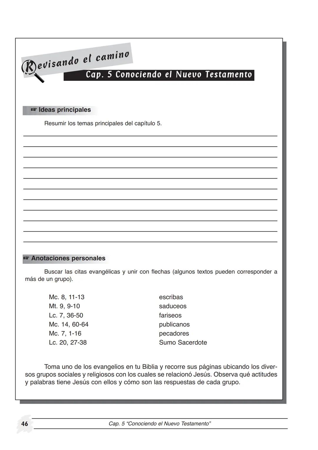 Cursos para Catequistas de Buenas Nuevas.com
Curso de Actualización
para
Catequistas
t
Unidad 4
La Biblia y los Catequistas
Instrucciones pa