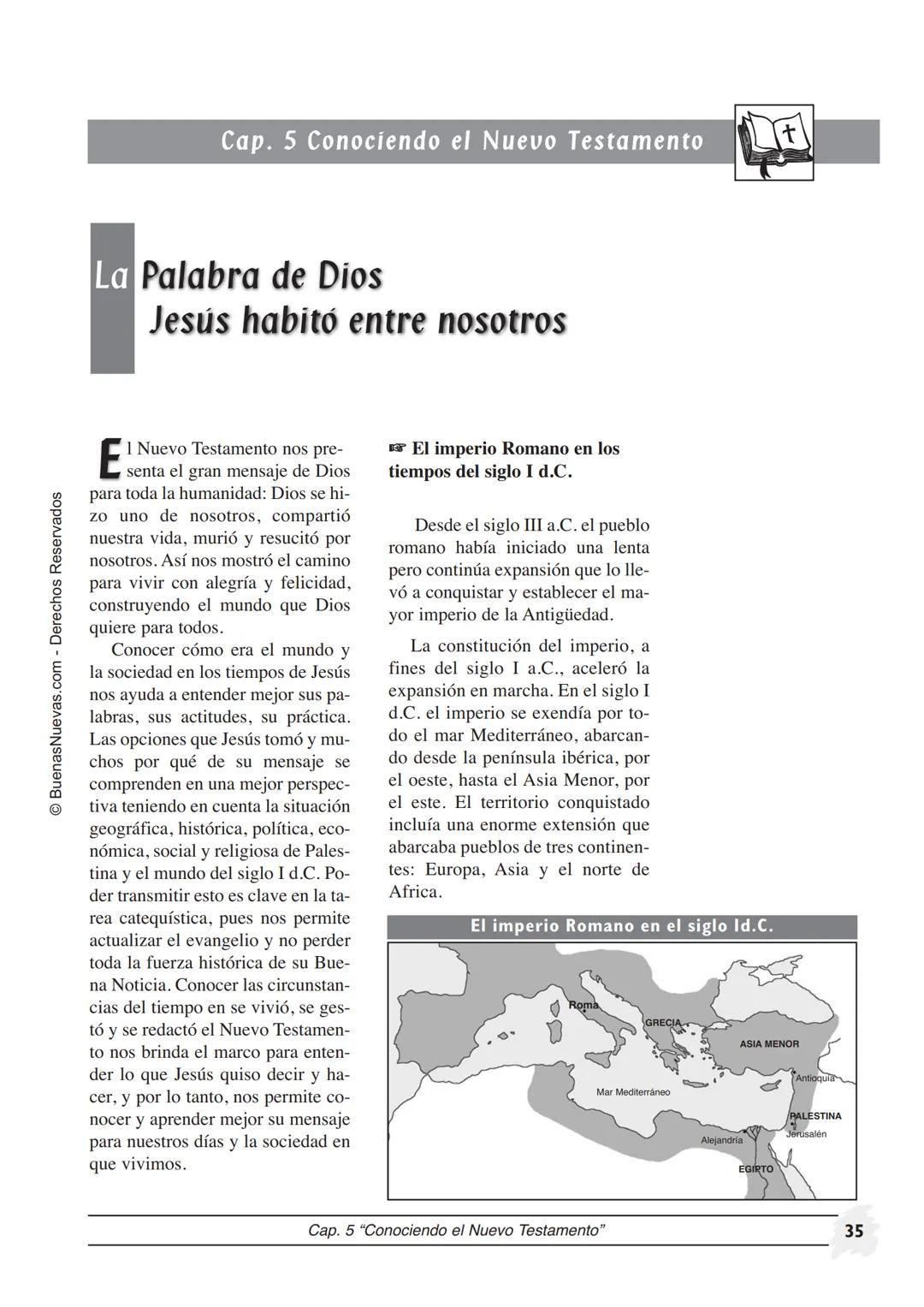 Cursos para Catequistas de Buenas Nuevas.com
Curso de Actualización
para
Catequistas
t
Unidad 4
La Biblia y los Catequistas
Instrucciones pa