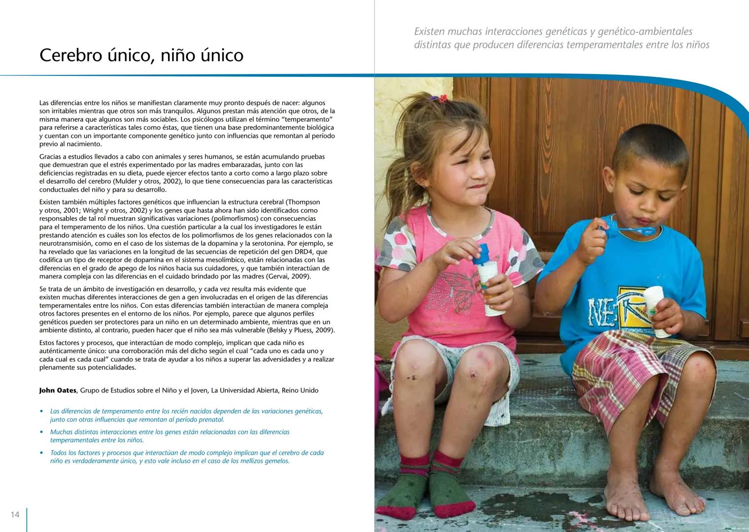 # LA PRIMERA INFANCIA EN PERSPECTIVA 7
# El cerebro en desarrollo # LA PRIMERA INFANCIA EN PERSPECTIVA
Serie editada por Martin Woodhead y