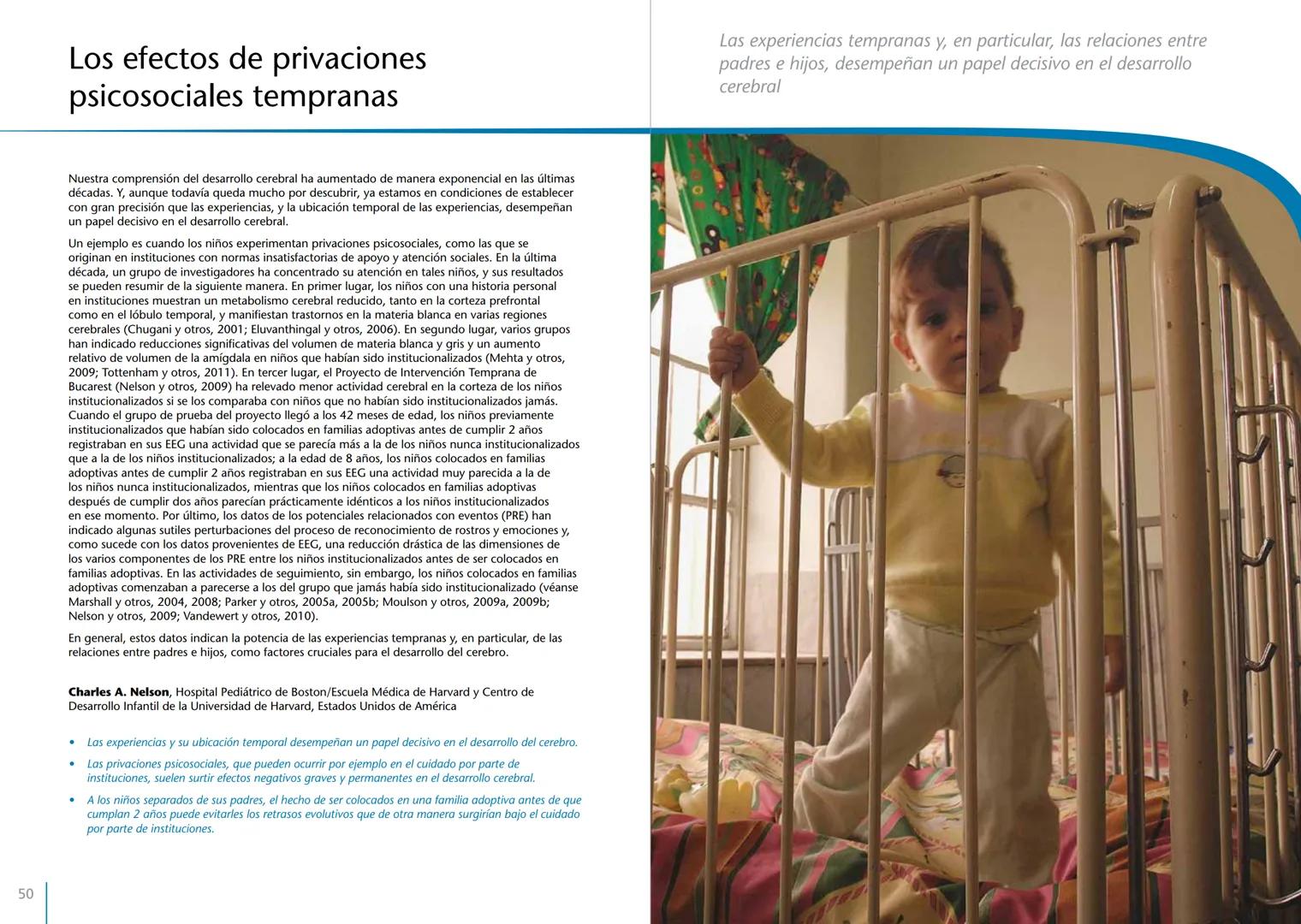 # LA PRIMERA INFANCIA EN PERSPECTIVA 7
# El cerebro en desarrollo # LA PRIMERA INFANCIA EN PERSPECTIVA
Serie editada por Martin Woodhead y