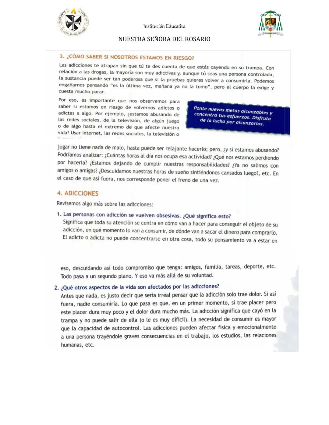 ## 35 Sin perder el control
### ¿Qué vas a aprender?
¿Has escuchado hablar de las **adicciones**? ¿Sabes cómo se forman?
¿Sabías que adem