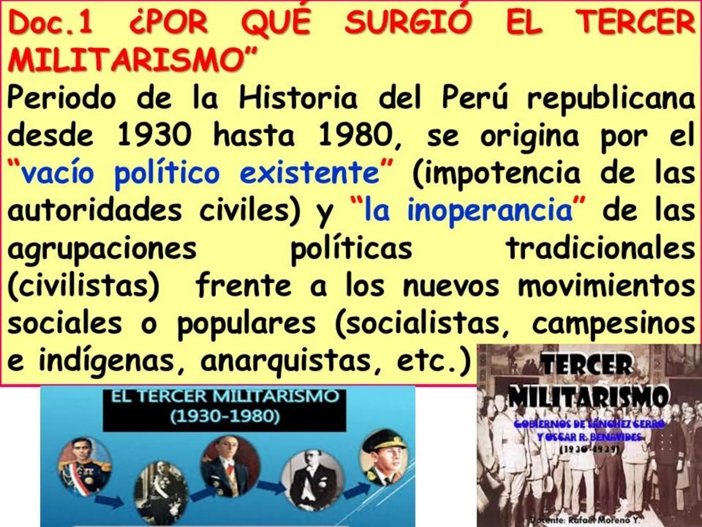 ¿Cómo fue el gobierno
nacionalista de Sánchez Cerro?
(1930-1931)
Piurano conocido como El "Mocho"
PROF PAUL MATOS. CEL. 956245155 COMPETENCI