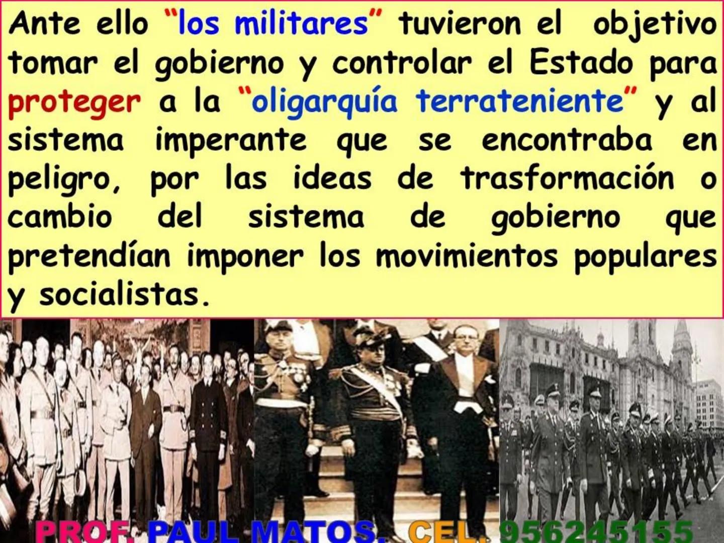 ¿Cómo fue el gobierno
nacionalista de Sánchez Cerro?
(1930-1931)
Piurano conocido como El "Mocho"
PROF PAUL MATOS. CEL. 956245155 COMPETENCI