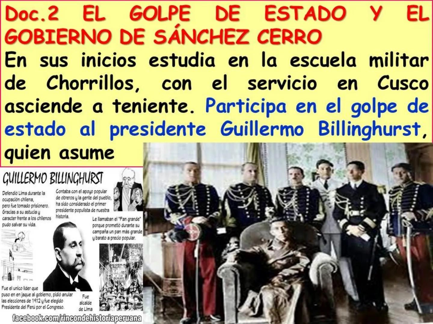 ¿Cómo fue el gobierno
nacionalista de Sánchez Cerro?
(1930-1931)
Piurano conocido como El "Mocho"
PROF PAUL MATOS. CEL. 956245155 COMPETENCI