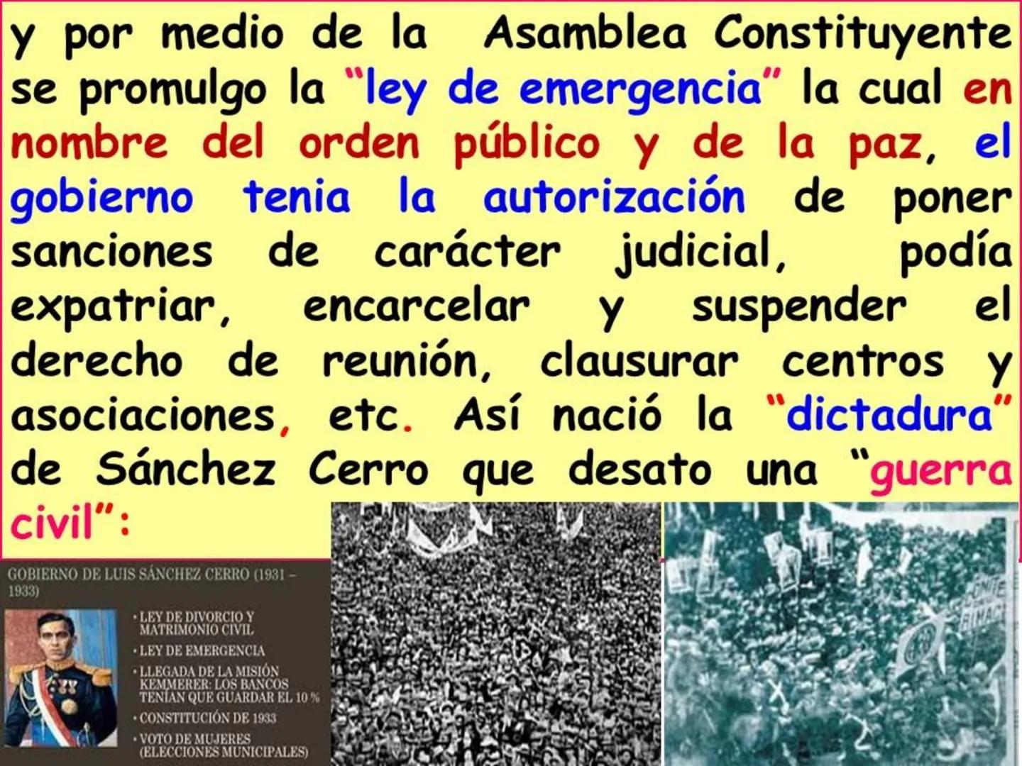 ¿Cómo fue el gobierno
nacionalista de Sánchez Cerro?
(1930-1931)
Piurano conocido como El "Mocho"
PROF PAUL MATOS. CEL. 956245155 COMPETENCI