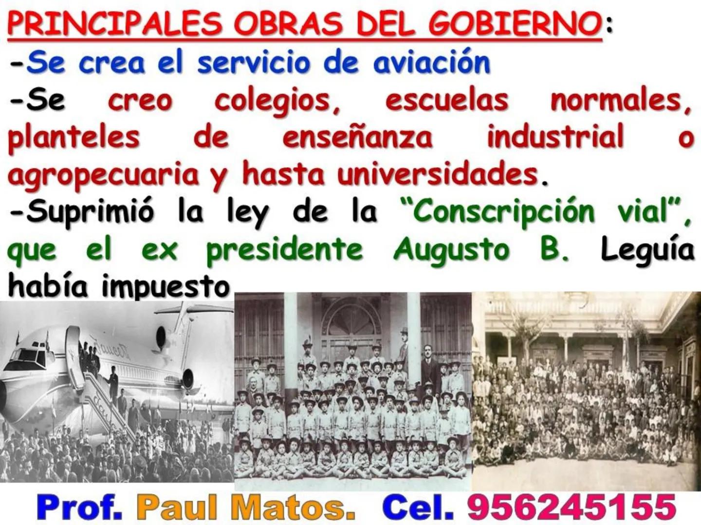 ¿Cómo fue el gobierno
nacionalista de Sánchez Cerro?
(1930-1931)
Piurano conocido como El "Mocho"
PROF PAUL MATOS. CEL. 956245155 COMPETENCI