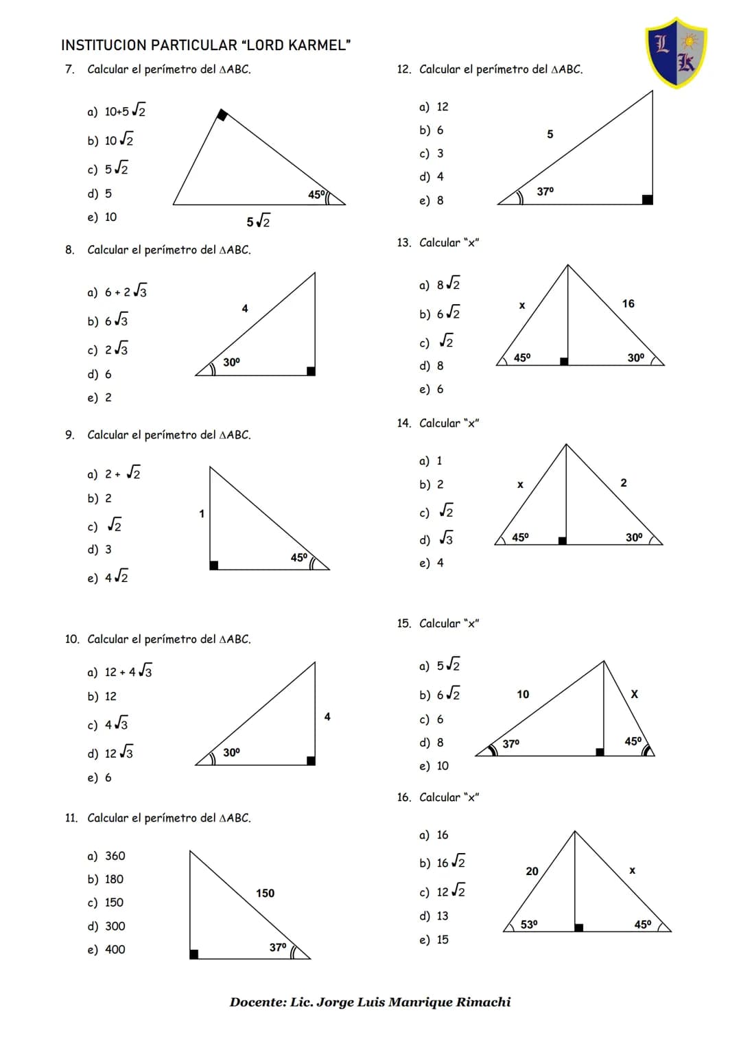 Matemáticas geometría – página 4