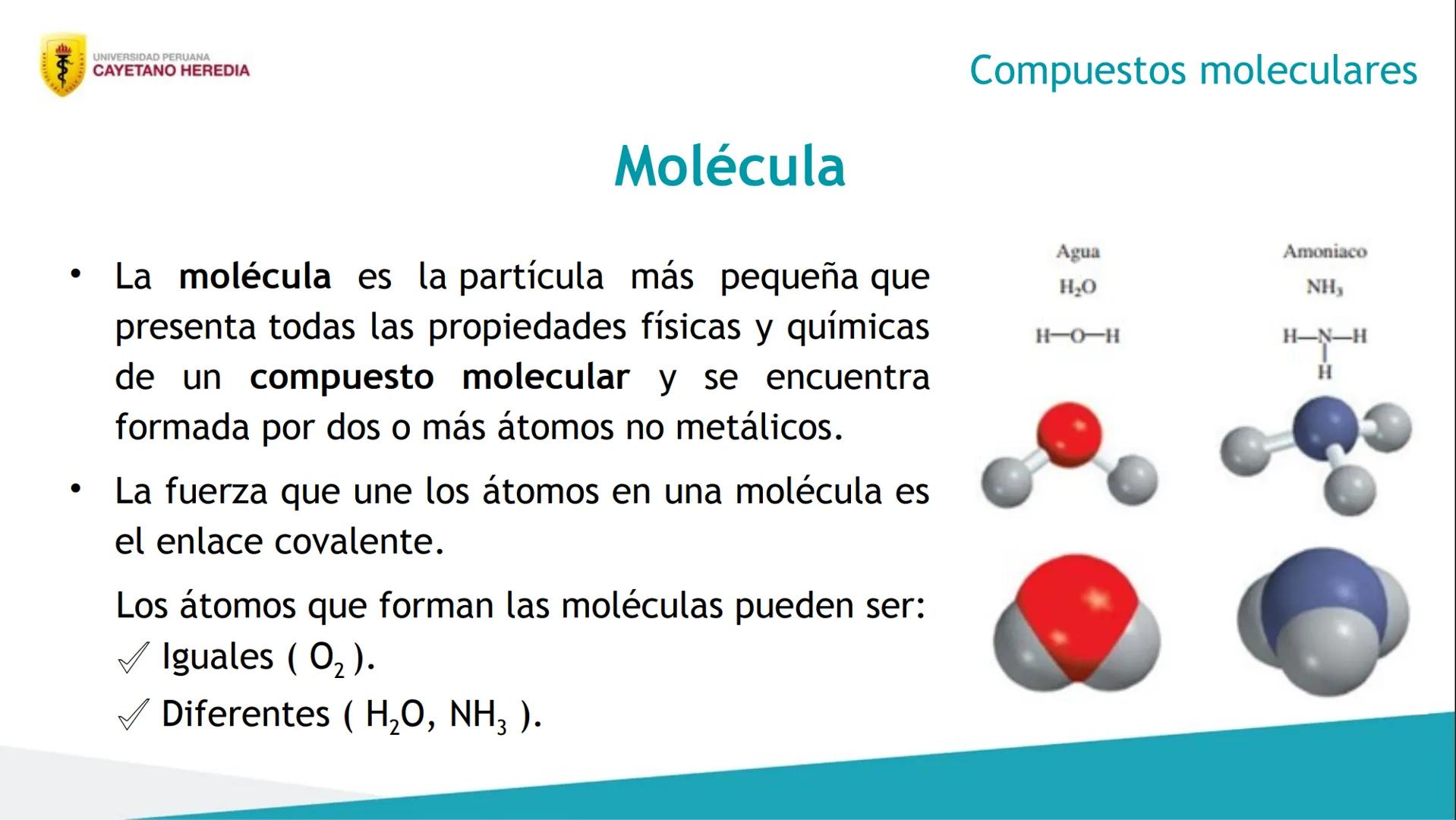 Unidad 2: Enlaces y compuestos químicos
Compuestos iónicos y
moleculares. Mol y número
de Avogrado Contenido de la sesión
• Compuestos quími