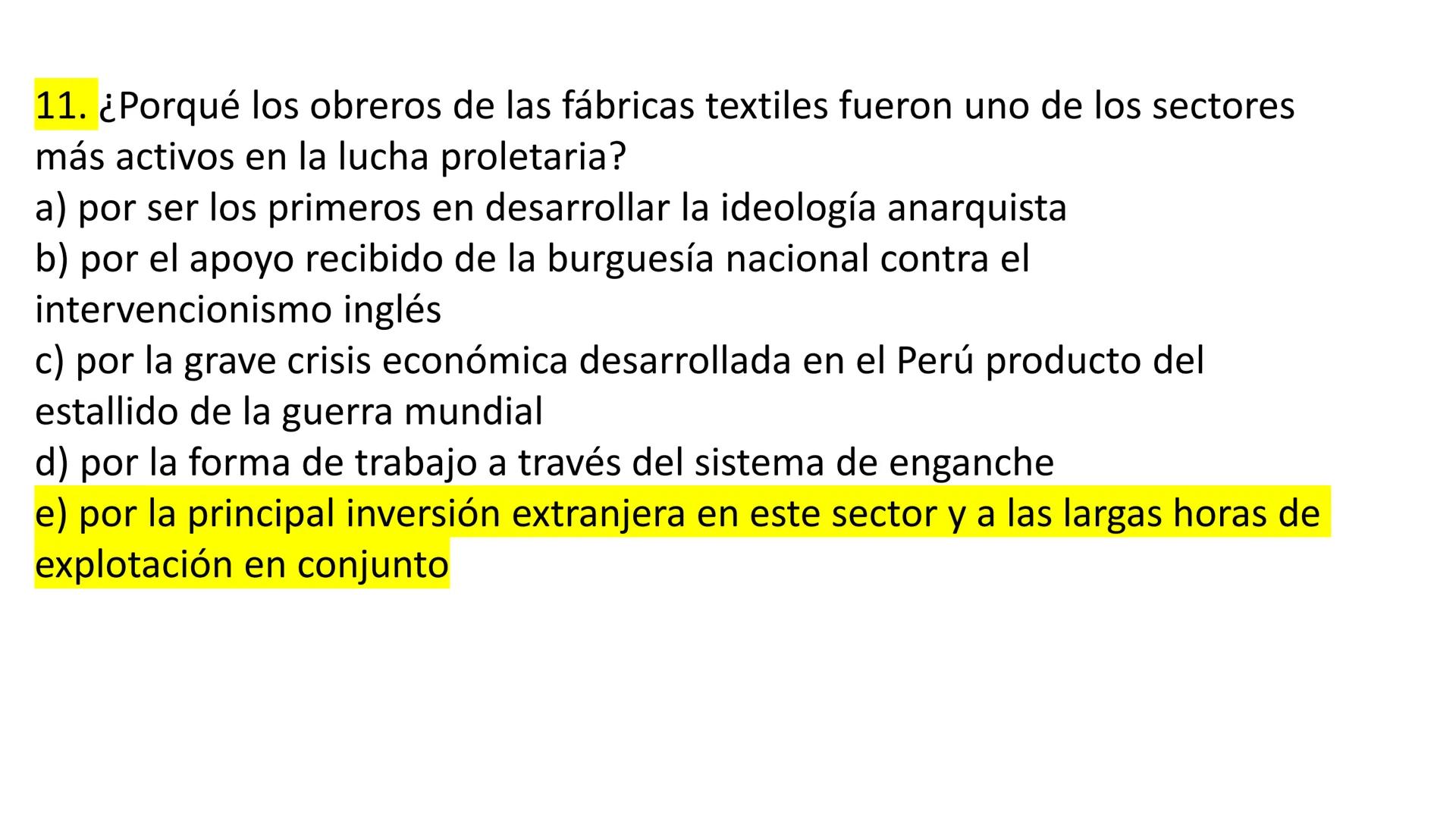 # CAPÍTULO 01:
PRIMER MILITARISMO 01. Luego de la guerra de Independencia del Perú y por la debilidad
administrativa, la fragmentación polí