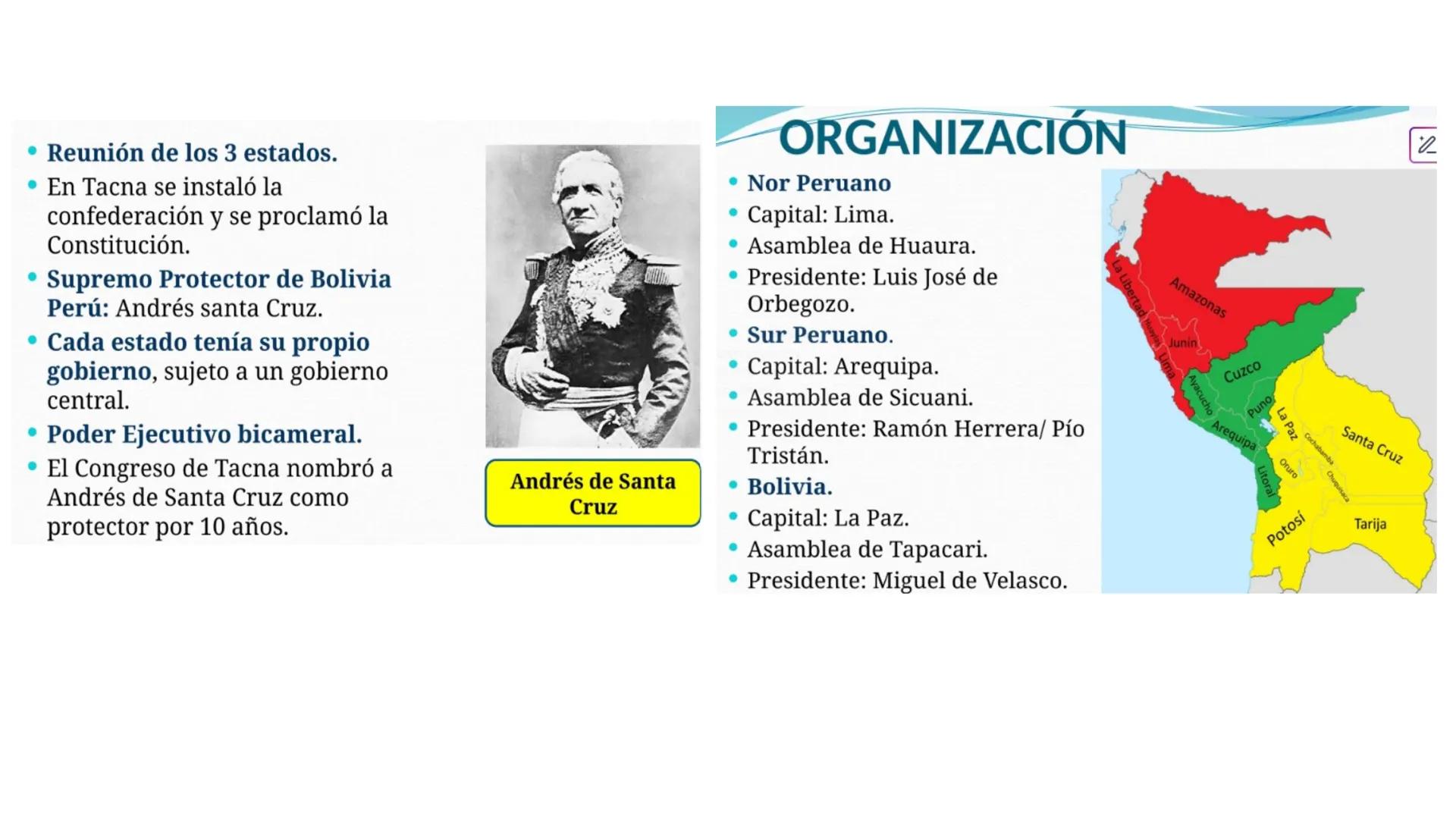 # CAPÍTULO 01:
PRIMER MILITARISMO 01. Luego de la guerra de Independencia del Perú y por la debilidad
administrativa, la fragmentación polí
