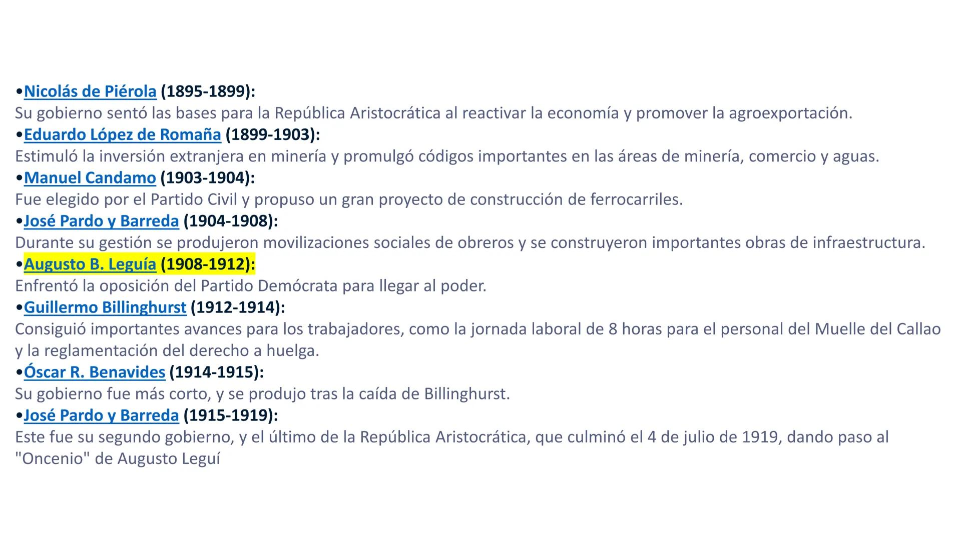# CAPÍTULO 01:
PRIMER MILITARISMO 01. Luego de la guerra de Independencia del Perú y por la debilidad
administrativa, la fragmentación polí