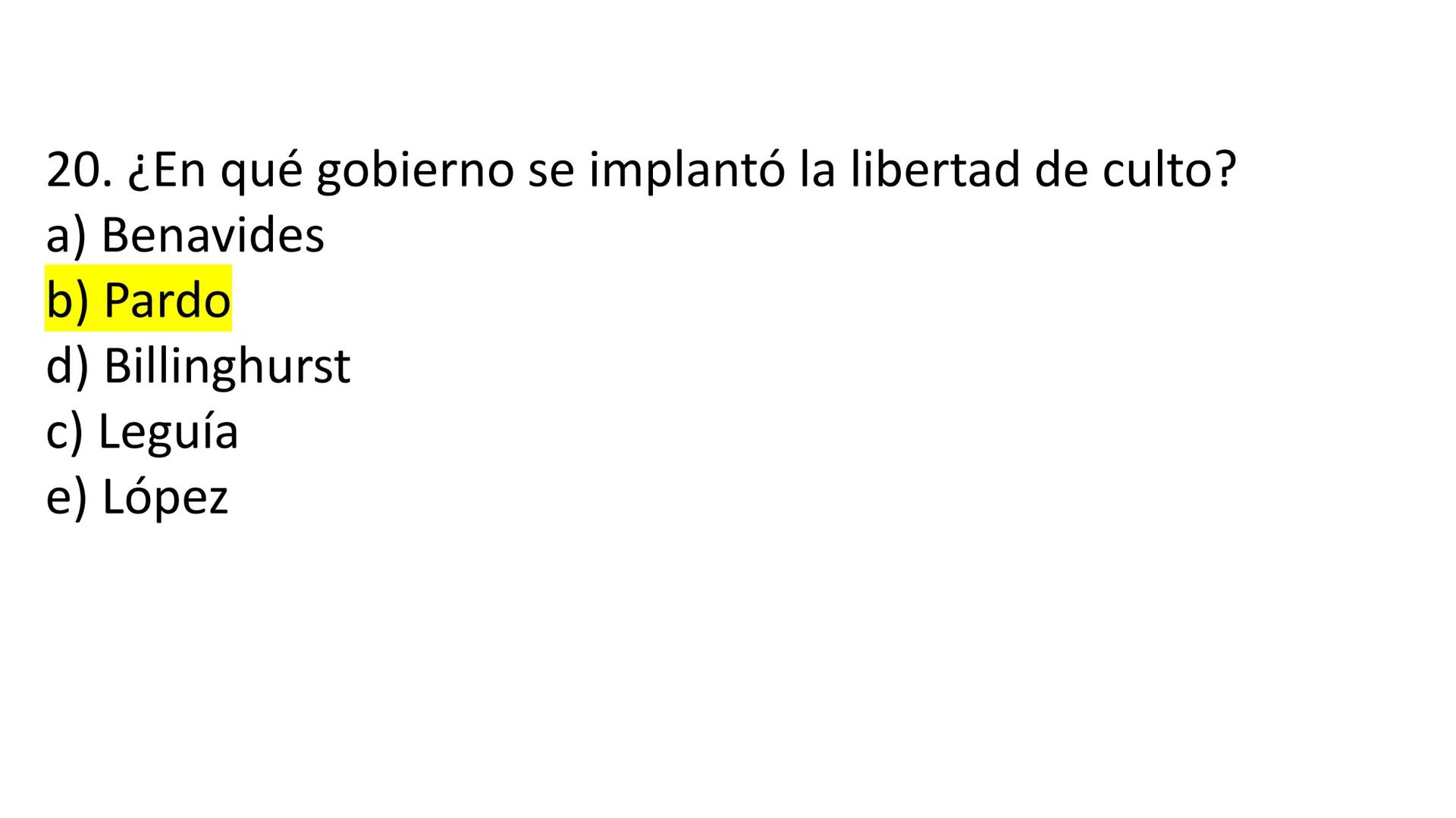 # CAPÍTULO 01:
PRIMER MILITARISMO 01. Luego de la guerra de Independencia del Perú y por la debilidad
administrativa, la fragmentación polí