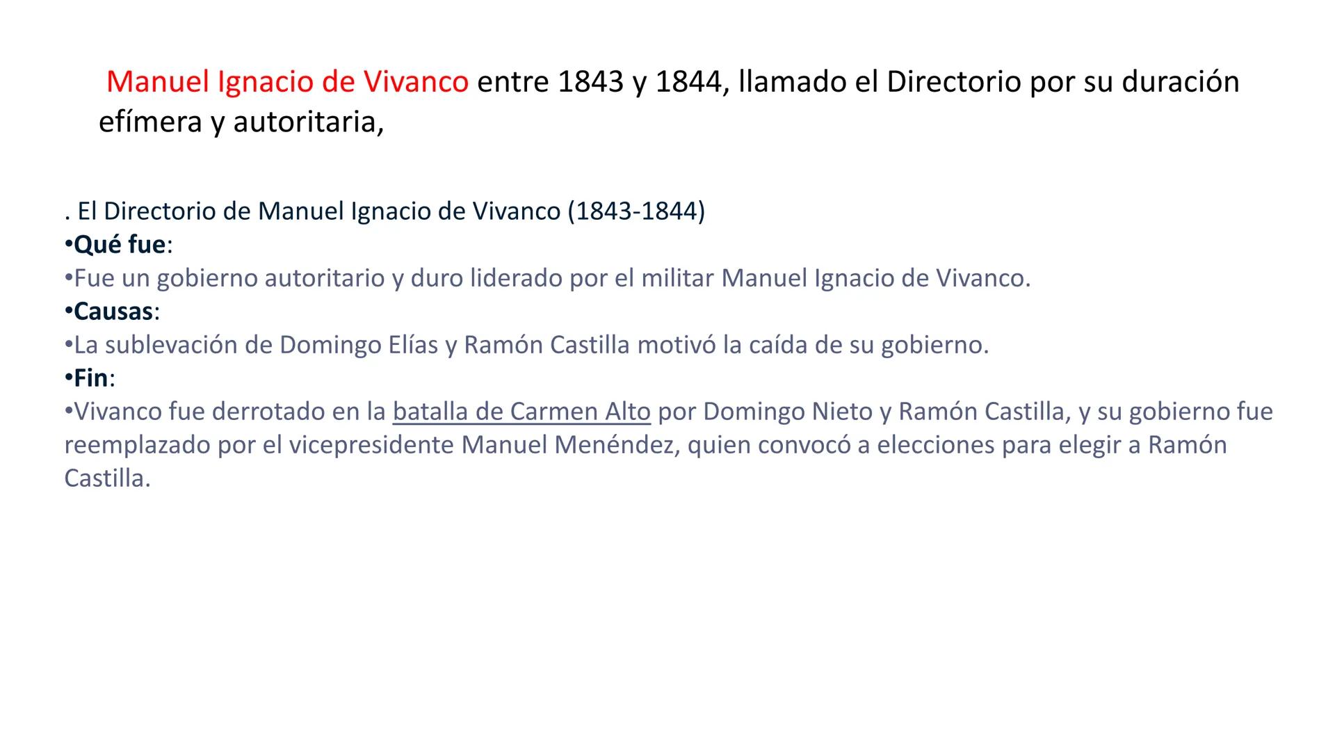 # CAPÍTULO 01:
PRIMER MILITARISMO 01. Luego de la guerra de Independencia del Perú y por la debilidad
administrativa, la fragmentación polí