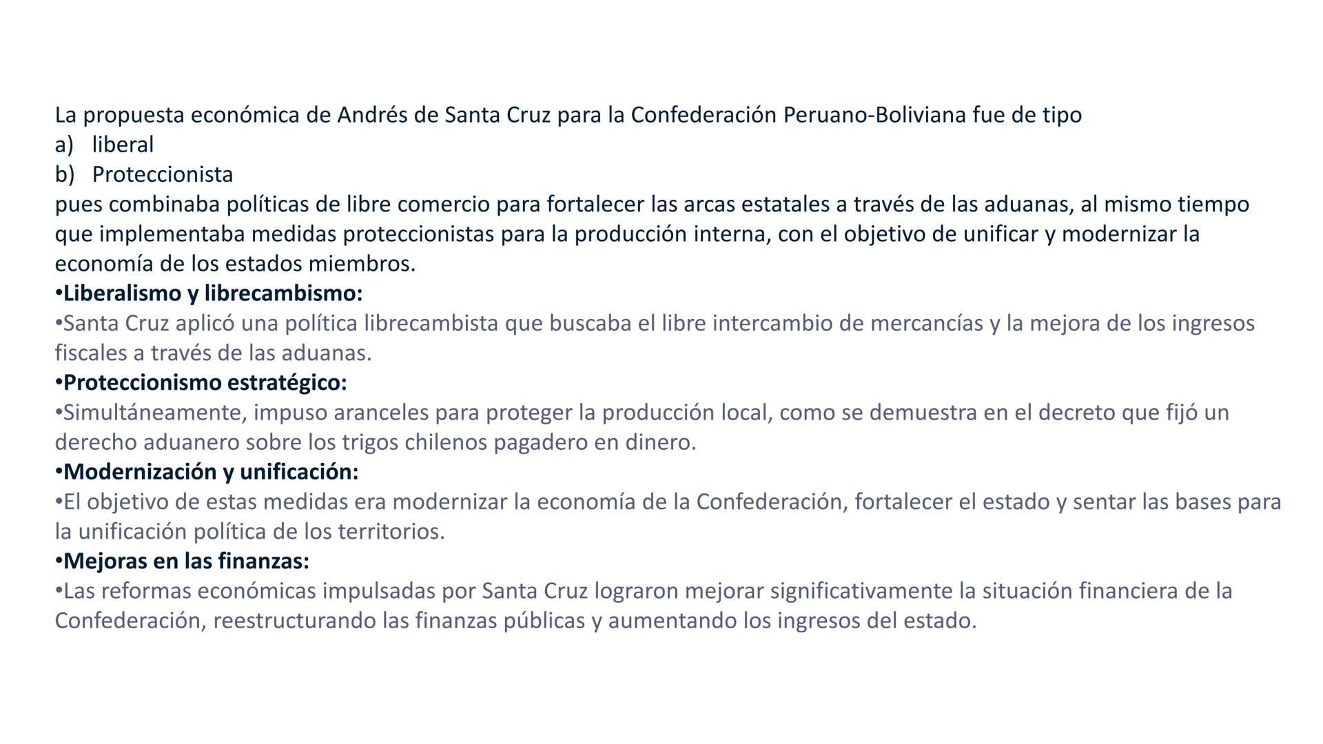 # CAPÍTULO 01:
PRIMER MILITARISMO 01. Luego de la guerra de Independencia del Perú y por la debilidad
administrativa, la fragmentación polí