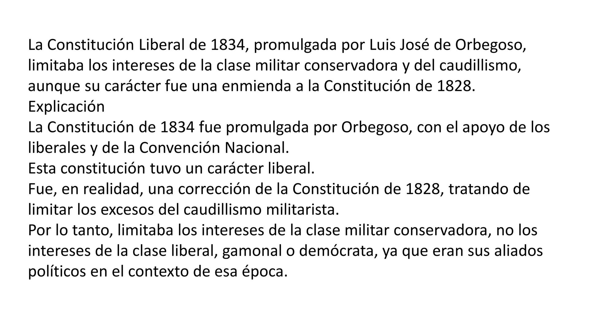 # CAPÍTULO 01:
PRIMER MILITARISMO 01. Luego de la guerra de Independencia del Perú y por la debilidad
administrativa, la fragmentación polí