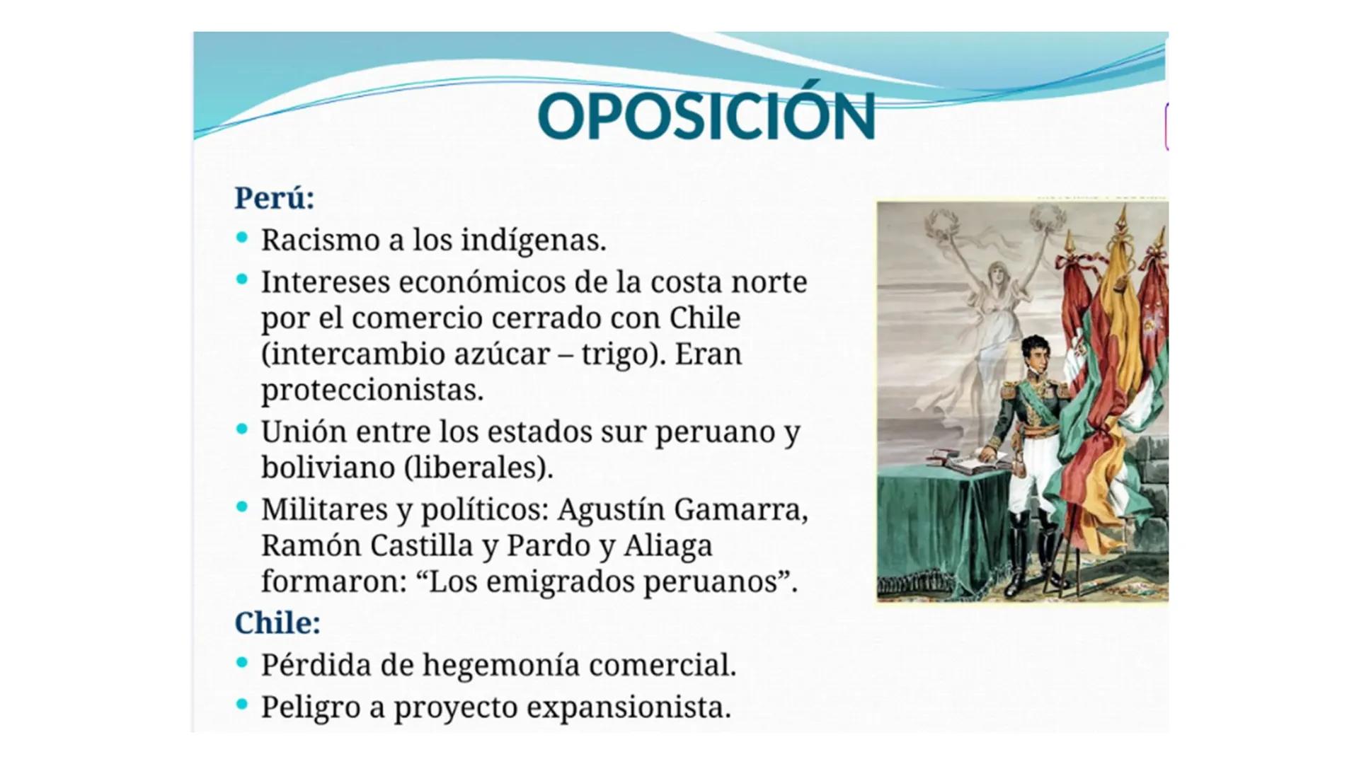 # CAPÍTULO 01:
PRIMER MILITARISMO 01. Luego de la guerra de Independencia del Perú y por la debilidad
administrativa, la fragmentación polí