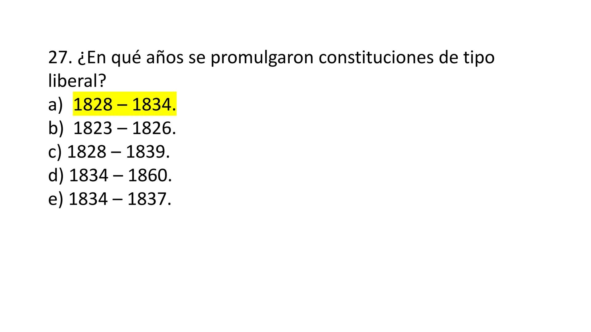 # CAPÍTULO 01:
PRIMER MILITARISMO 01. Luego de la guerra de Independencia del Perú y por la debilidad
administrativa, la fragmentación polí