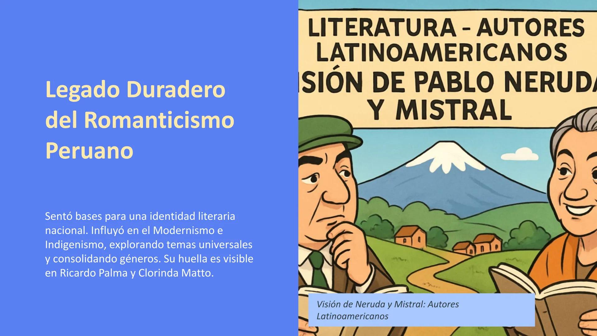 El Romanticismo
Peruano
TERATUR
ENTOS Y TENDE
EL ROMANTICISMO EN L
Forjando la identidad nacional a través de la literatura. # Índice
* C
