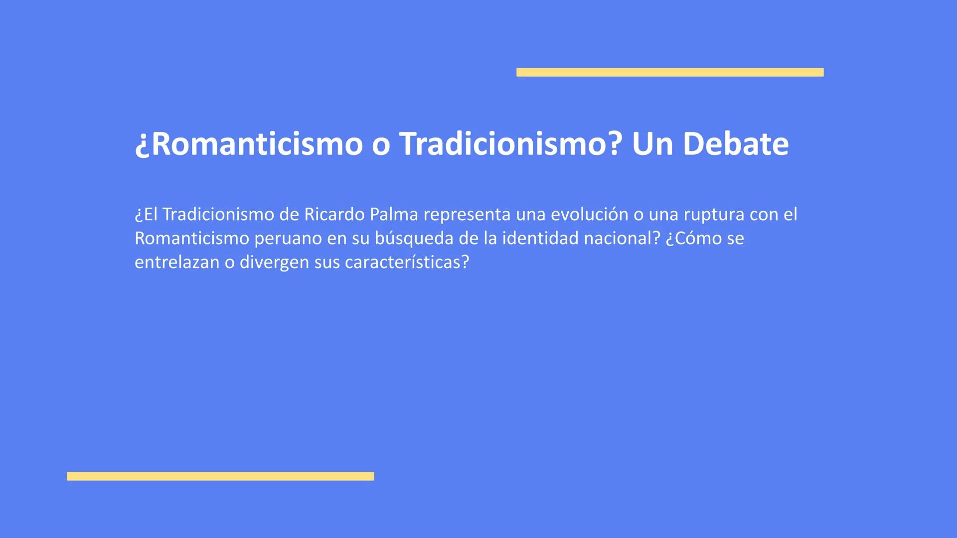El Romanticismo
Peruano
TERATUR
ENTOS Y TENDE
EL ROMANTICISMO EN L
Forjando la identidad nacional a través de la literatura. # Índice
* C