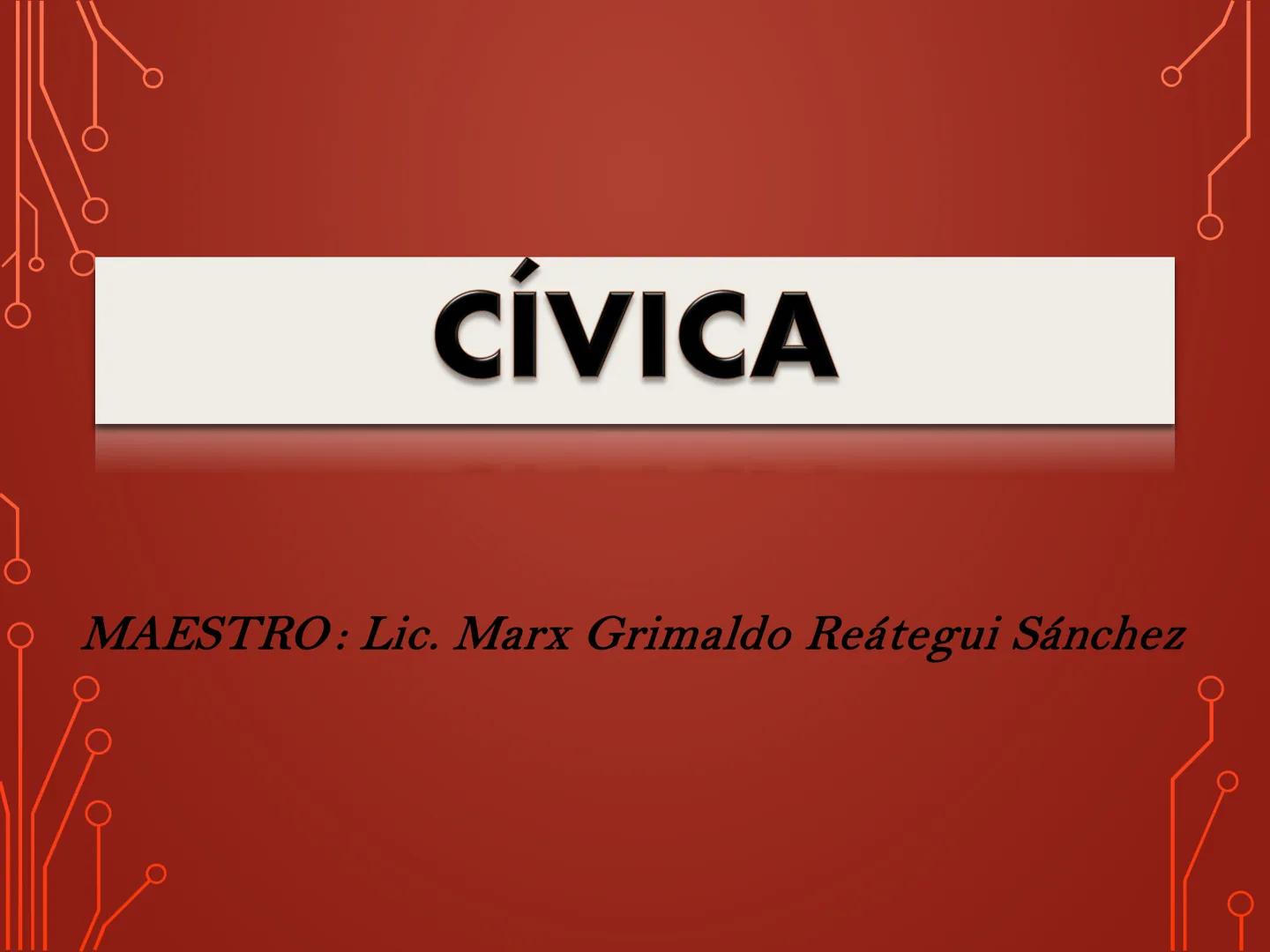 # CÍVICA
MAESTRO: Lic. Marx Grimaldo Reátegui Sánchez # LAS NORMAS
# JURÍDICAS
CONSTITUCIÓN
POLÍTICA DEL PERÚ
CON REFORMAS CONSTITUCIONAL