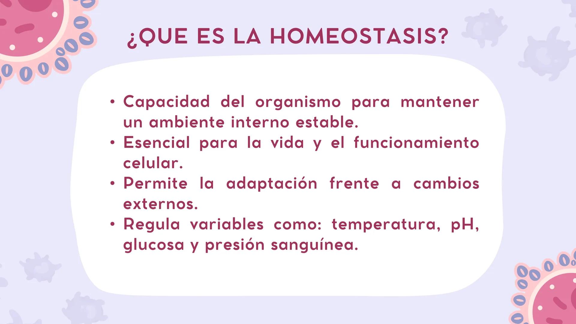 # CAP 03:
# HOMEOSTASIS
Enc.: ERICK F. LUDEÑA A. ### ¿QUE ES LA HOMEOSTASIS?
* Capacidad del organismo para mantener
un ambiente intern