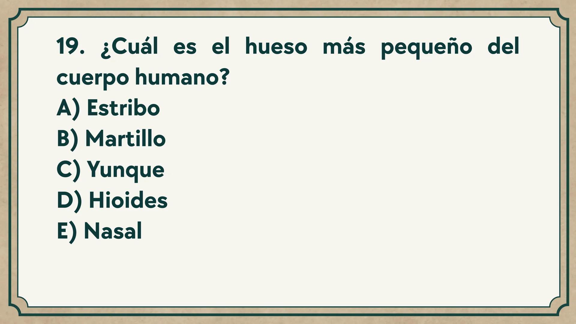 # CEPRE BICENTENARIO
# CAP 04: REPASO
# DE ANATOMÍA
Enc.: Erick F. Ludeña A. 1. ¿Qué tipo de tejido forma la epidermis?
A) Muscular liso
B